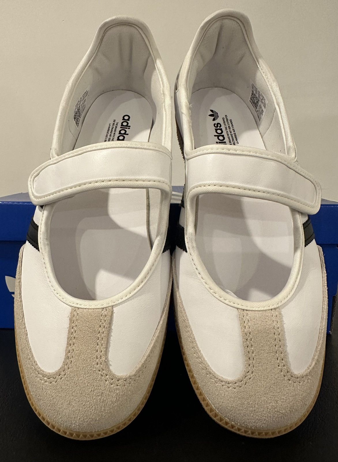 Adidas Size 7.5 - adidas Samba Jane White Black Gum W Size US 7.5 / IT 37.5 - 4 Thumbnail