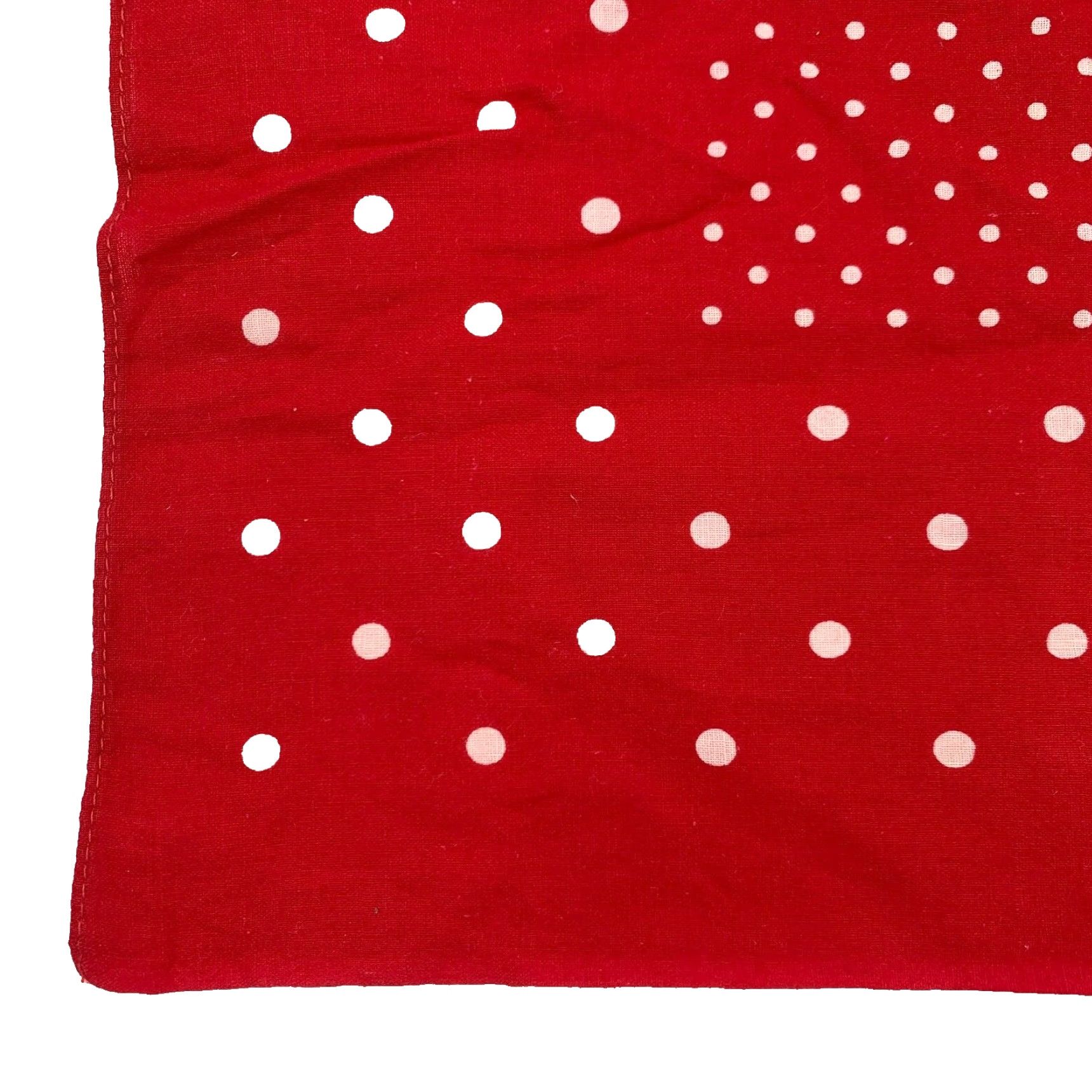 Vintage Vintage Bandana Unbranded 17" x 17" Red White Polka Dot Cotton Trunk Down Elephant Theme Trunk Down? Size ONE SIZE - 2 Thumbnail