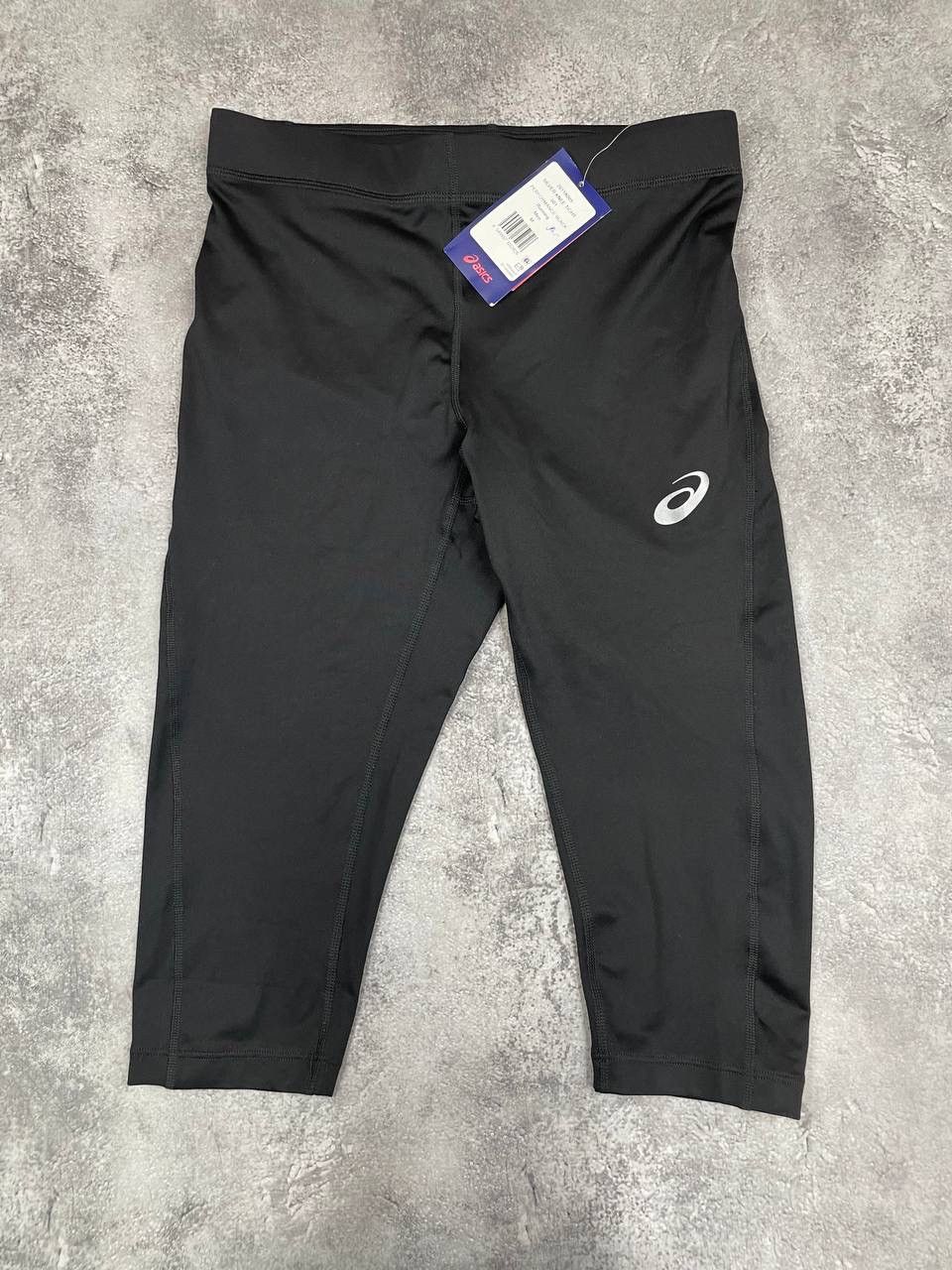 Asics ASICS NWT Men Running Tights Black Silver Knee Tight Size M Size 26" / US 2 / IT 38 - 1 Thumbnail