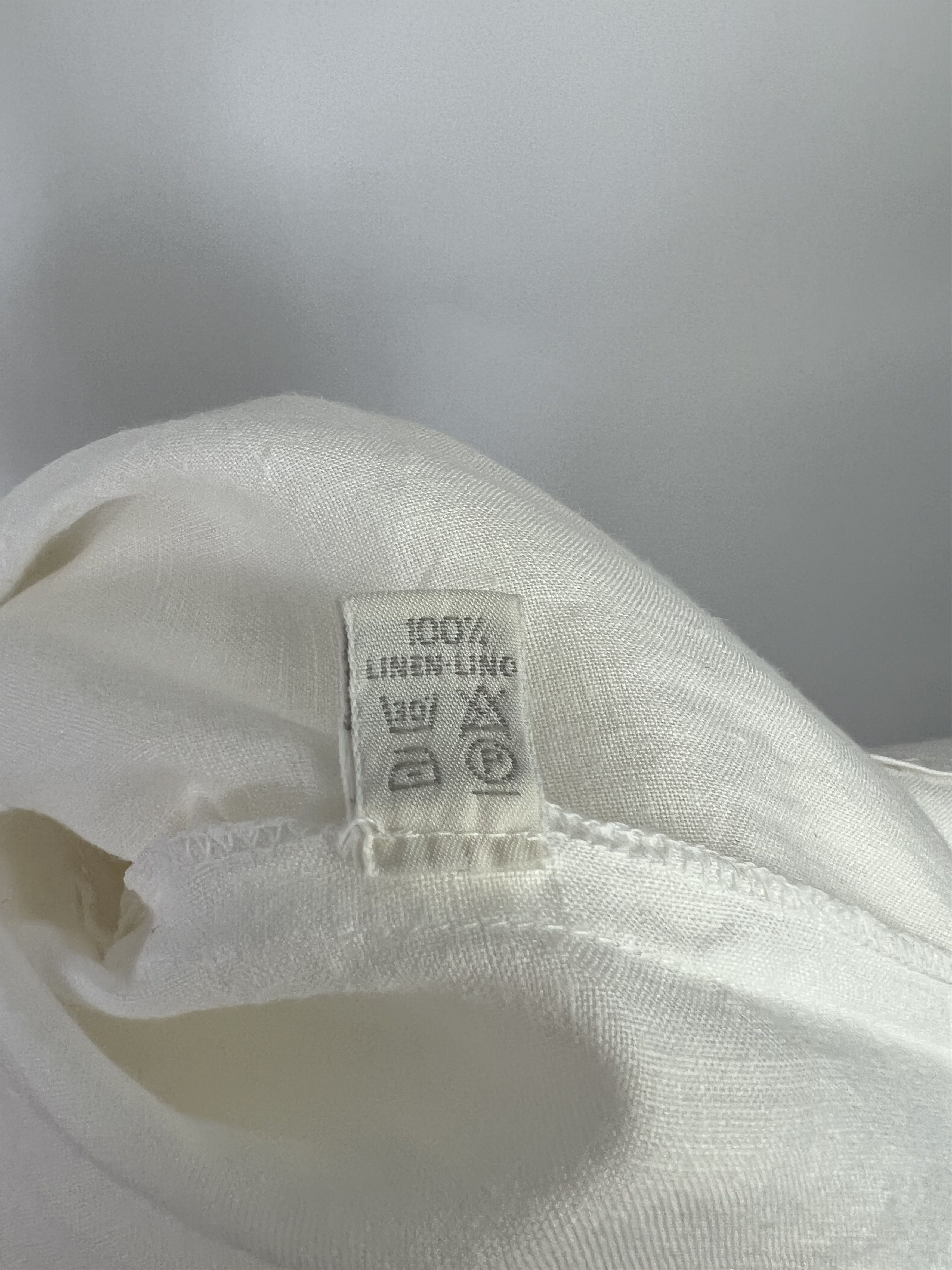 Other All In All 100% Linen Long Sleeve Button Shirt Dress IT50 Size XXL / US 16-18 / IT 52-54 - 11 Thumbnail