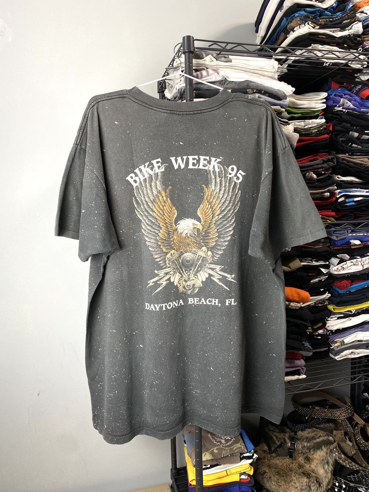 Band Tees 🔥 Vintage 1995 3D Emblem Daytona Bitch Bike Week T Shirt Size US XL / EU 56 / 4 - 2 Thumbnail