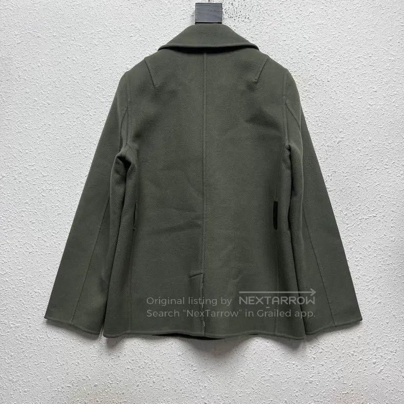 Louis Vuitton Louis Vuitton Green wool inside full print LOGO coat Size S / US 4 / IT 40 - 2 Thumbnail