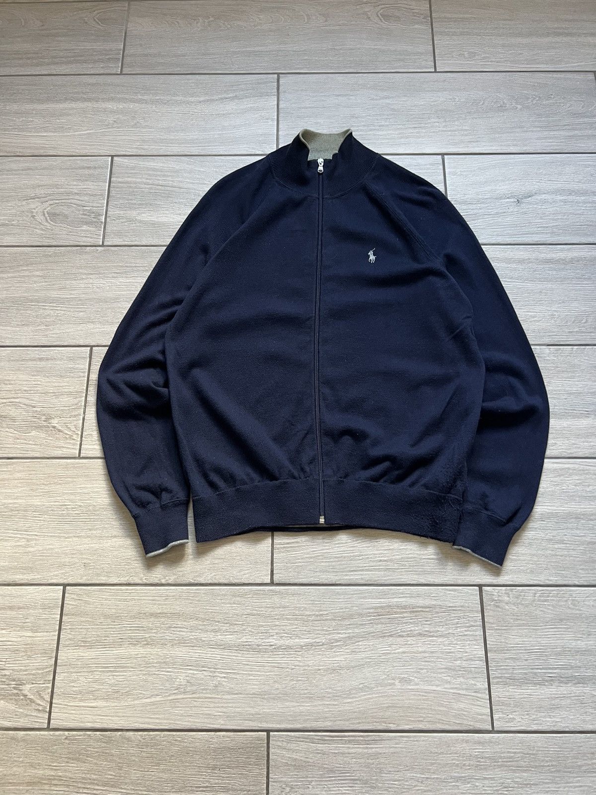 Other POLO Ralph Lauren Zip Up Vintage Sweatshirt 90s Mini Logo Size US S / EU 44-46 / 1 - 3 Thumbnail