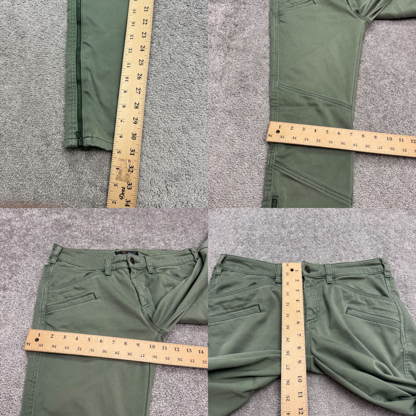 Vintage 5.11 Tactical Wyldcat Slim Fit Skinny Pants Women 8 Long Green Ankle Zip Outdoor Size 30" / US 8 / IT 44 - 9 Thumbnail