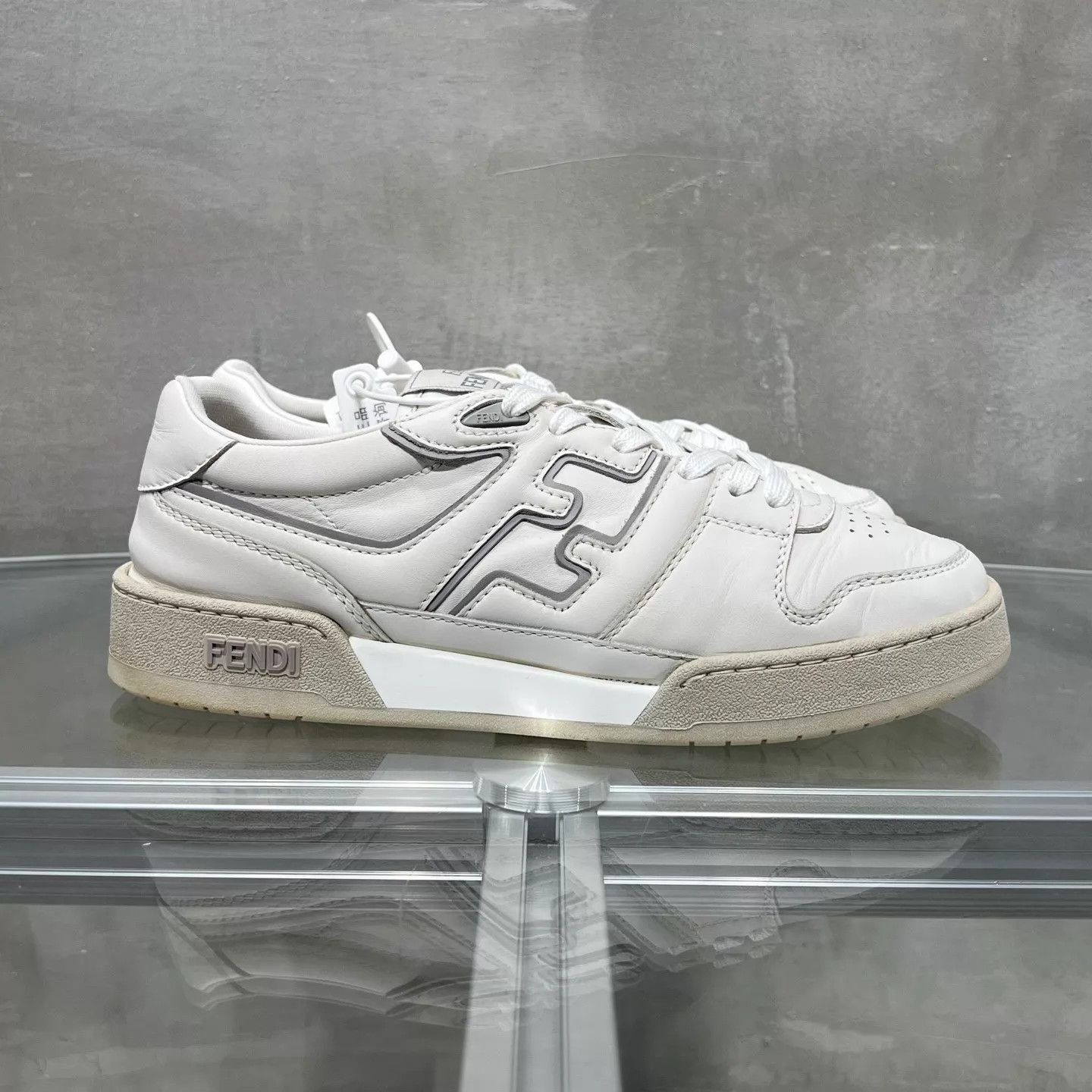 Fendi Fendi Match white casual sneakers 40 Size US 7 / EU 40 - 4 Thumbnail