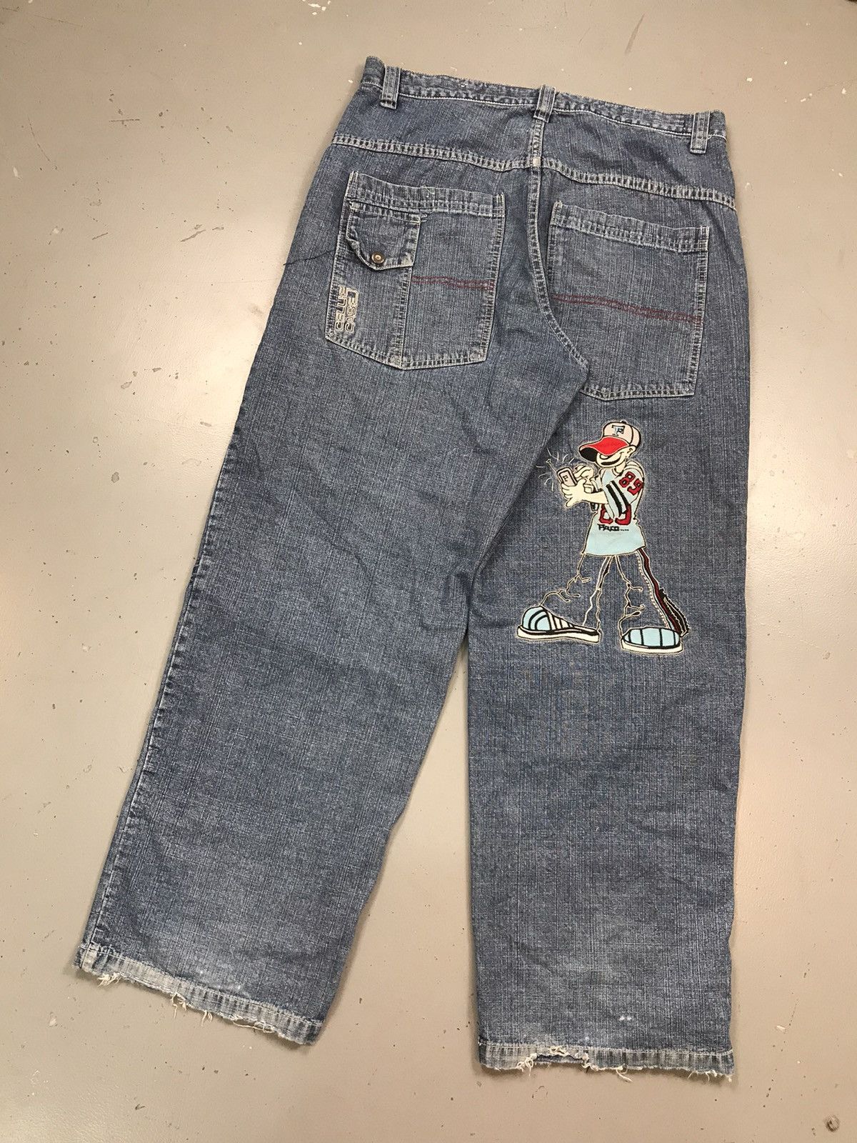 JNCO × Vintage Vintage paco crazy boy embroidered loose fit denim Size US 36 / EU 52 - 9 Thumbnail