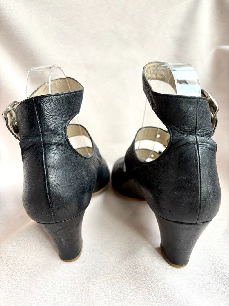 Vivienne Westwood Vivienne Westwood Black Roman Mary Jane three-toe looped l Size US 5 / IT 35 - 4 Thumbnail