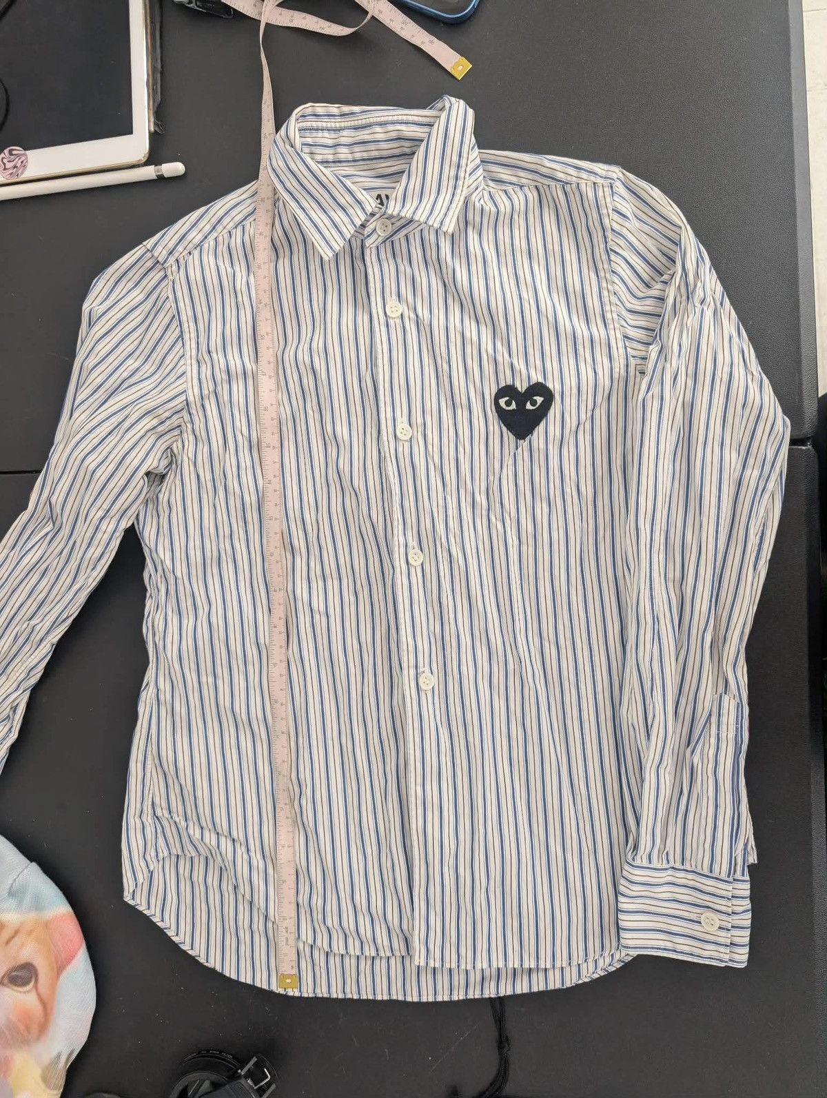 Comme des Garcons PLAY Comme des garçons PLAY Striped Button Up Size US XS / EU 42 / 0 - 3 Thumbnail