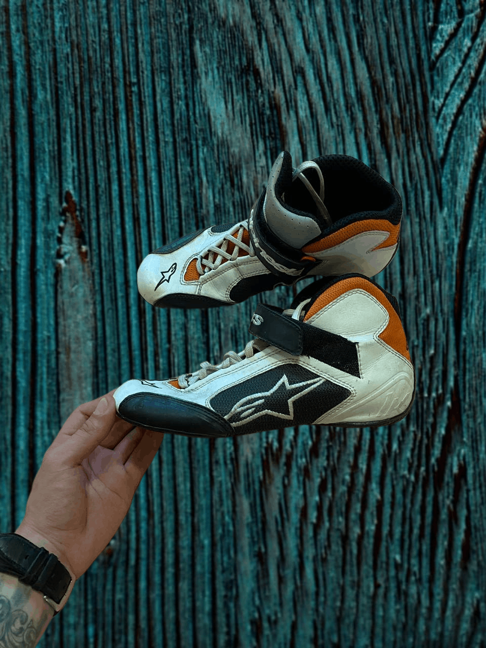 MOTOSPORT Boots Logo Alpinestars Y2K
