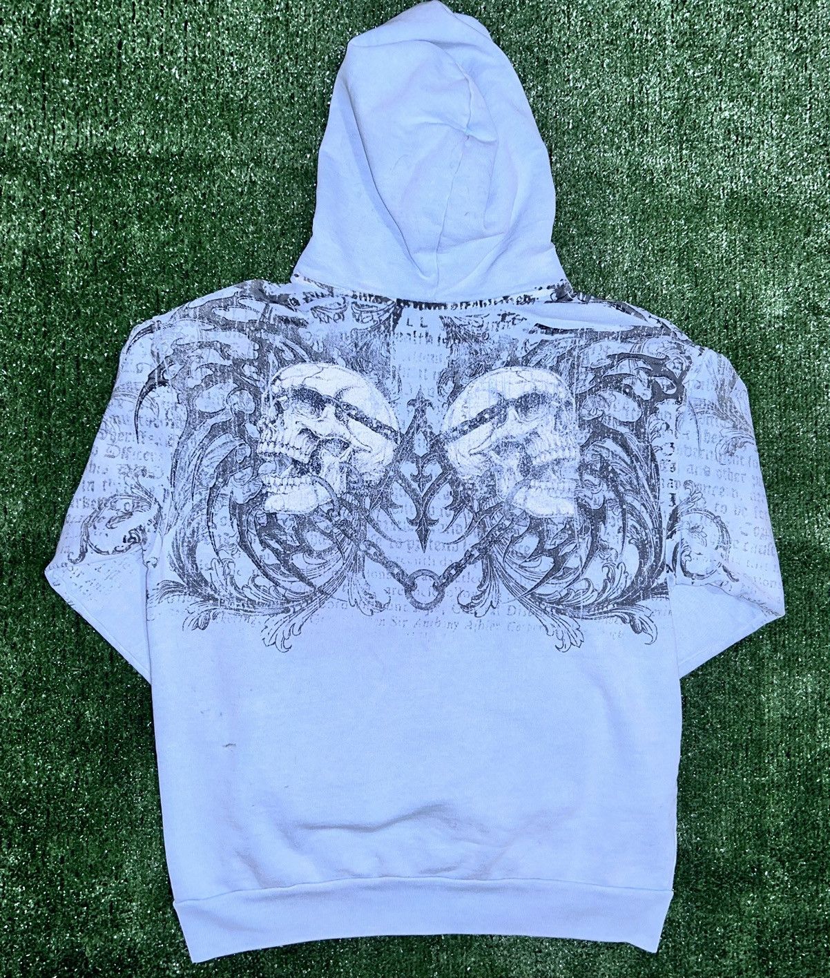 Affliction Light Blue/White Affliction Skull T Size US L / EU 52-54 / 3 - 3 Thumbnail