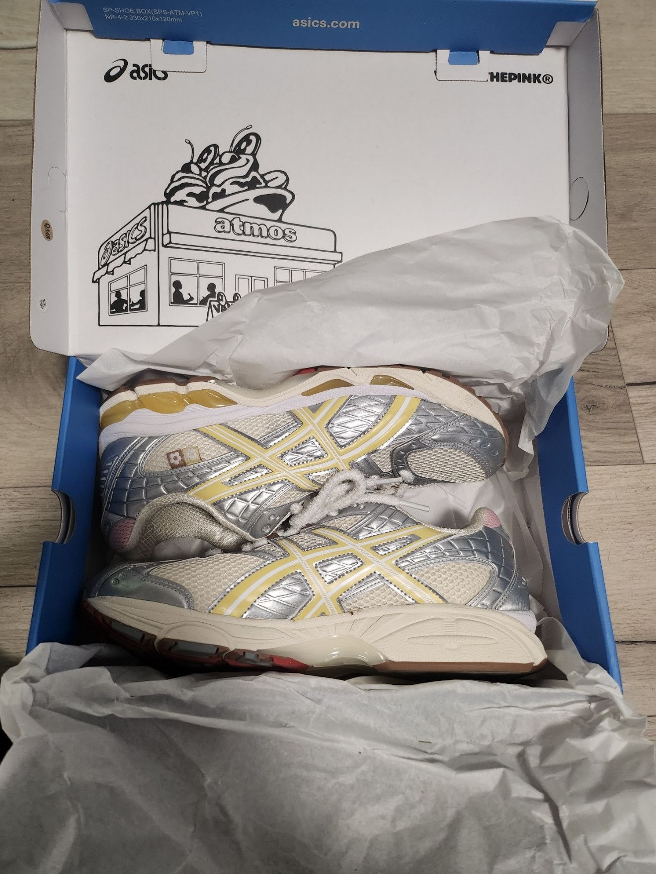 Asics ASICS Gel-Nimbus 10.1 Vandy The Pink x atmos Banana Split Size US 10 / EU 43 - 7 Thumbnail