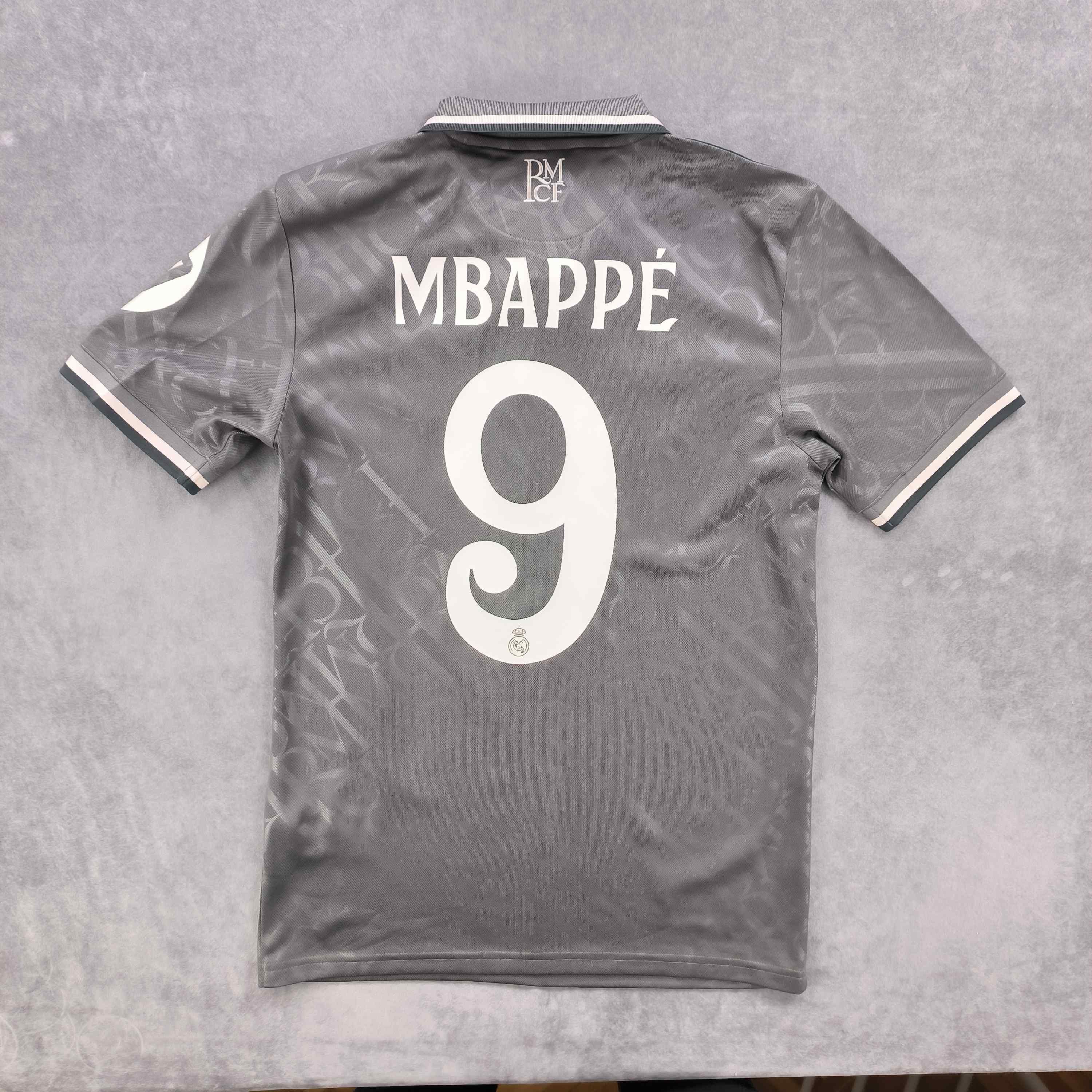 Real Madrid 2024-25 Adidas third Mbappé football jersey XS