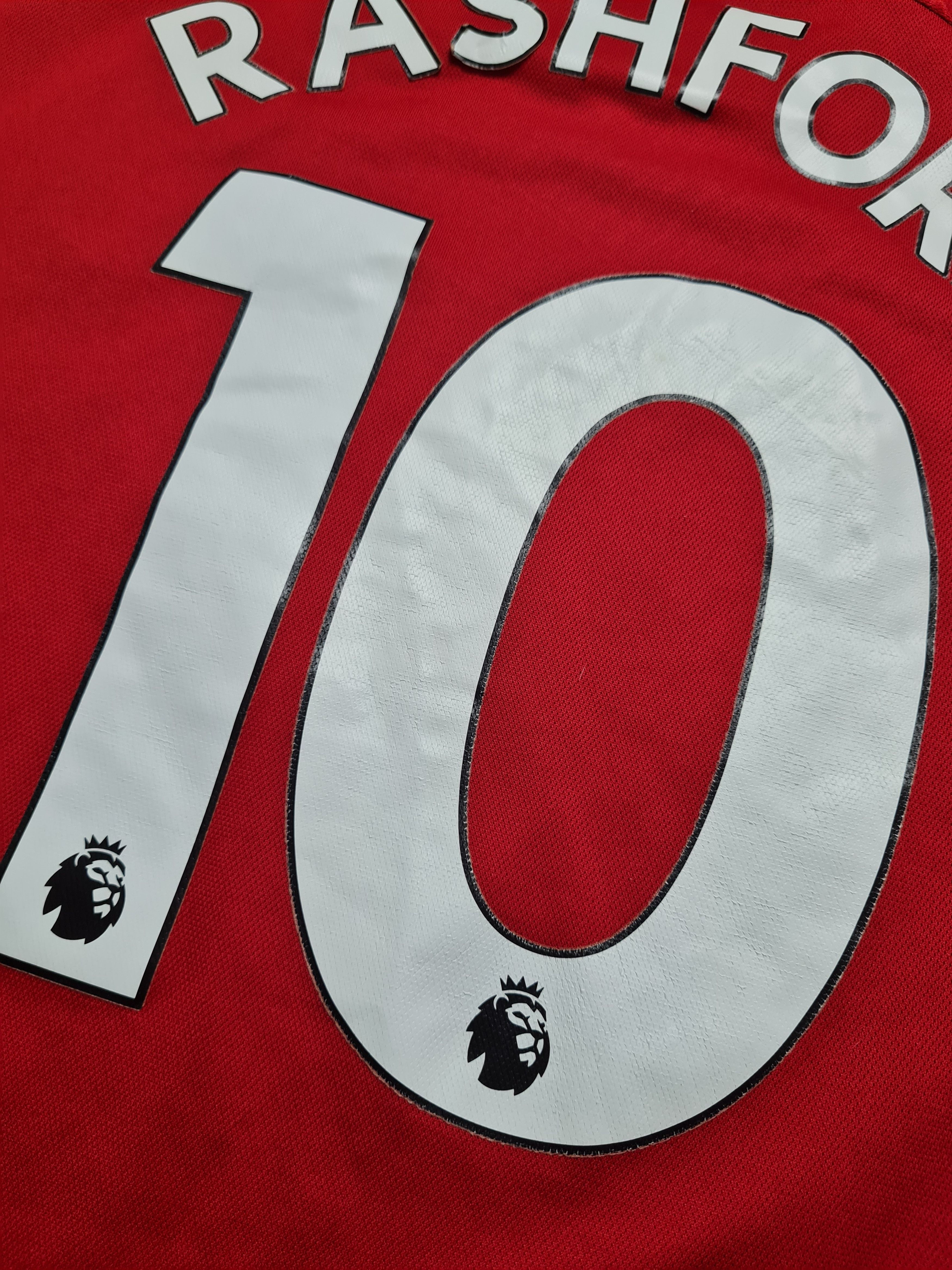 Adidas Manchester United 2021 #10 Rashford Adidas Soccer IP1726 Size US L / EU 52-54 / 3 - 23 Thumbnail