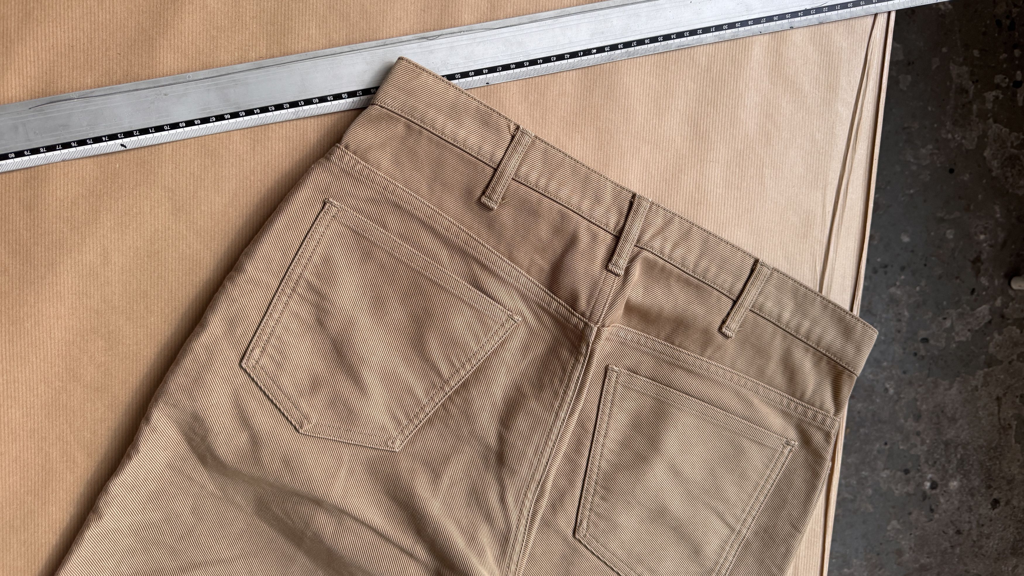 Auralee aa . 4 . AS NEW . FINX MOLESKIN DENIM . A6SP02FM . MIJ Size US 32 / EU 48 - 1 Thumbnail