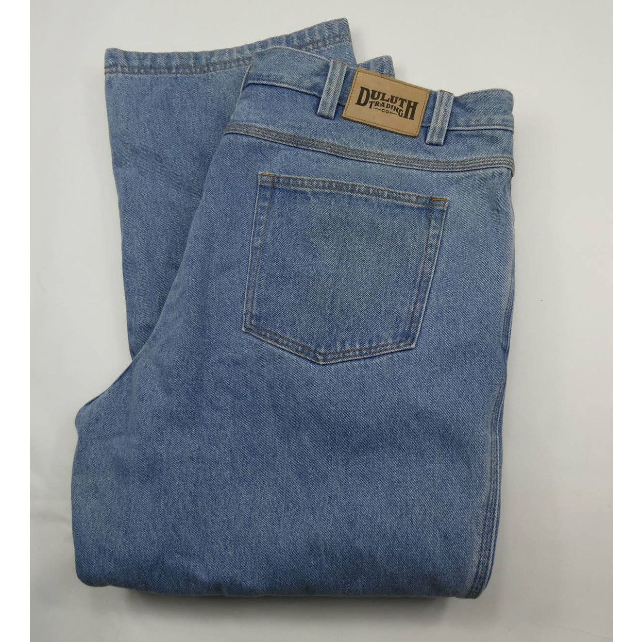 Duluth Trading Company Duluth Trading Co relaxed fit straight leg jeans, 44x28, NEW Size US 44 / EU 60 - 1 Thumbnail