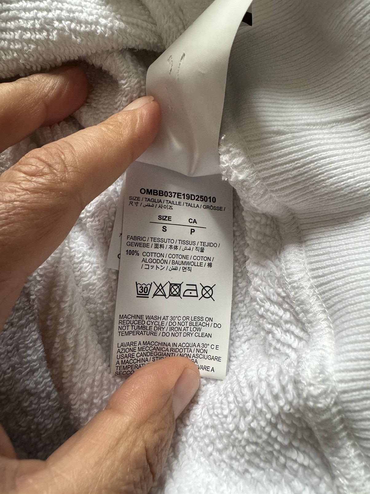 Off-White OFF-WHITE hoodie STUDY real tape measurements in photos Size US S / EU 44-46 / 1 - 14 Thumbnail