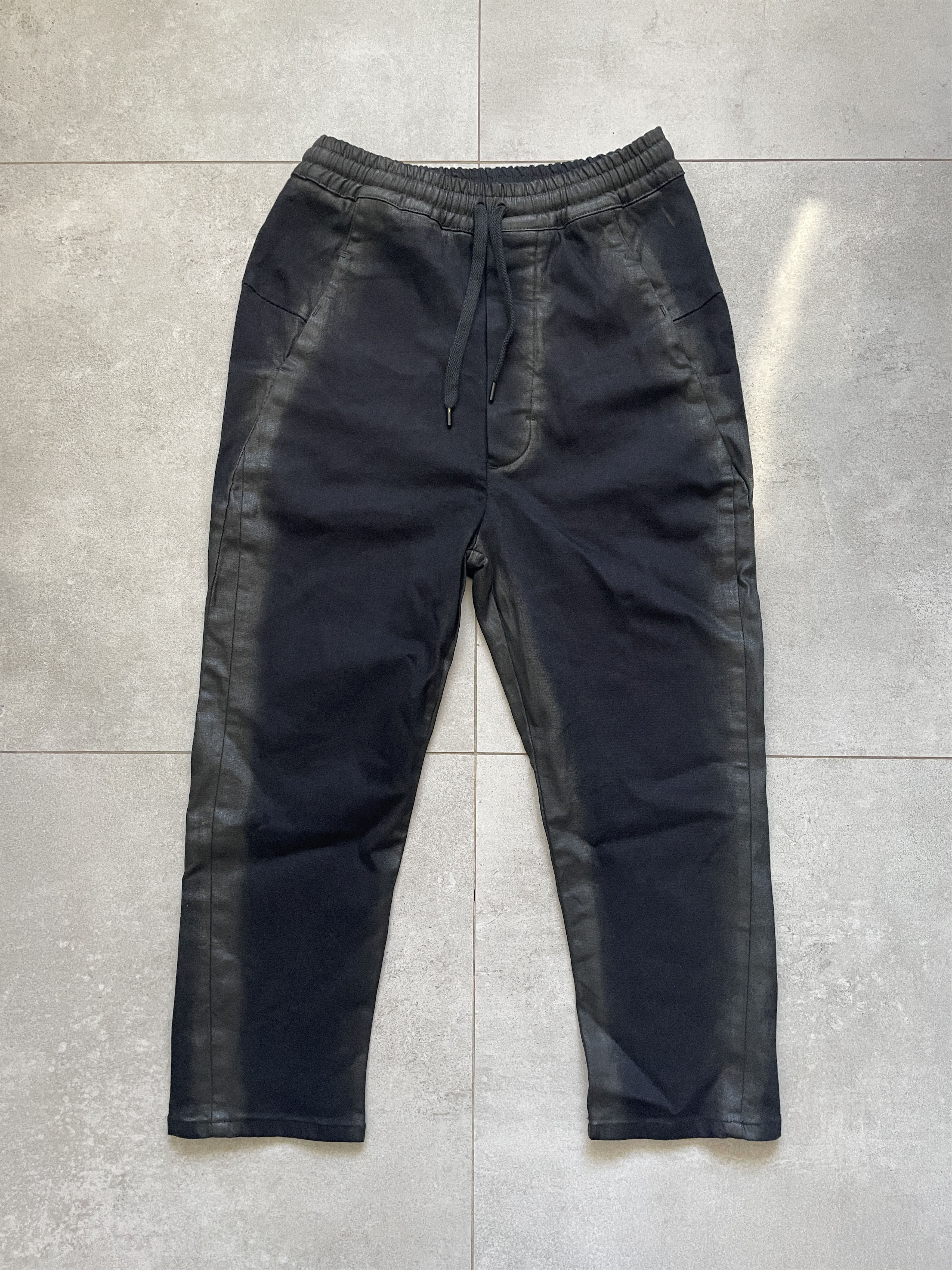 Thom Krom BLACK THOM KROM DROPPED CROTCH JOGGER RICK OWENS TYPE PANTS Size US 32 / EU 48 - 1 Thumbnail