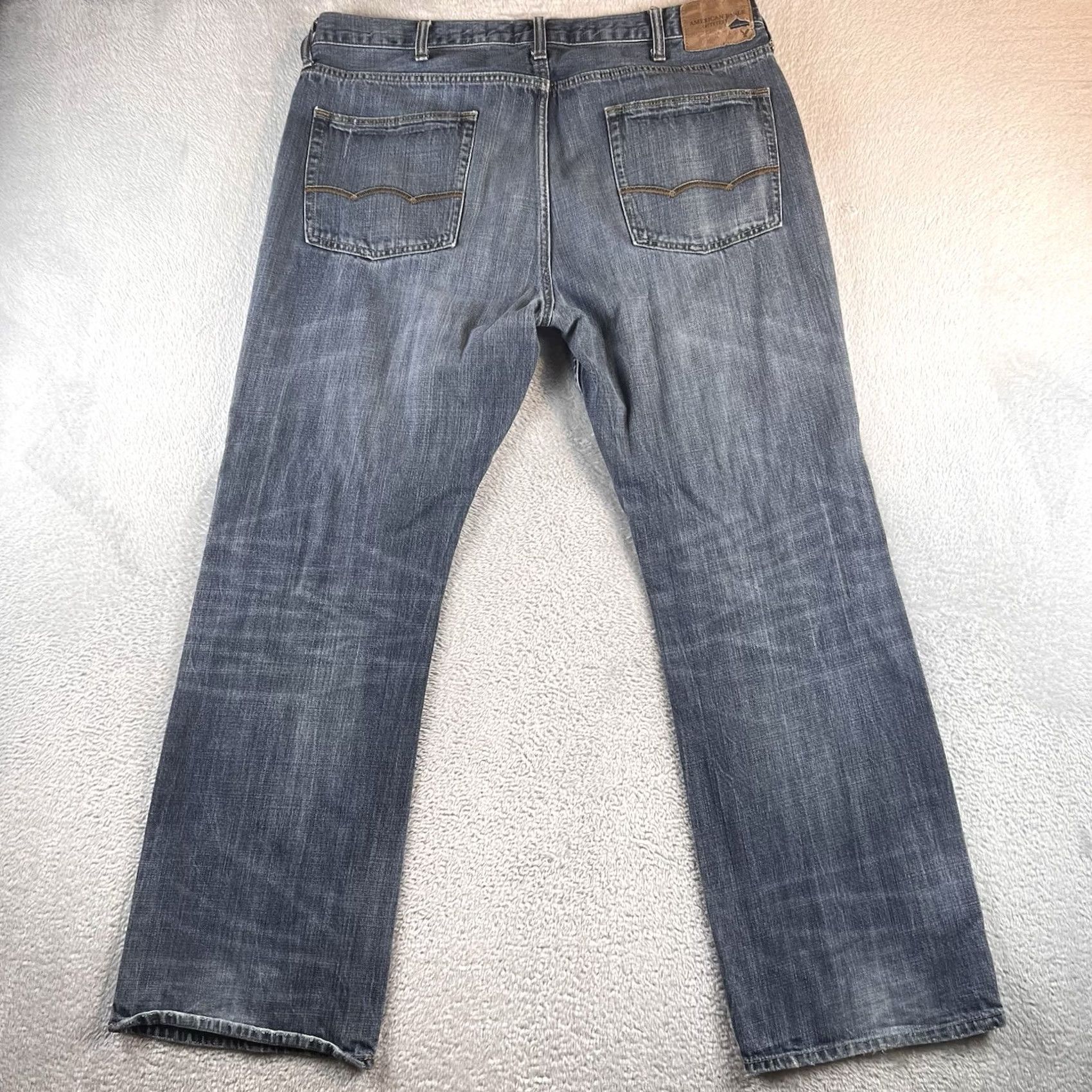 American Eagle Outfitters VINTAGE American Eagle Outfitters Jeans Bootcut Denim Blue Medium Wash Mens 38x32 38x30 Regular Inseam 32 Pockets Cowboy Grunge Size US 38 / EU 54 - 7 Thumbnail