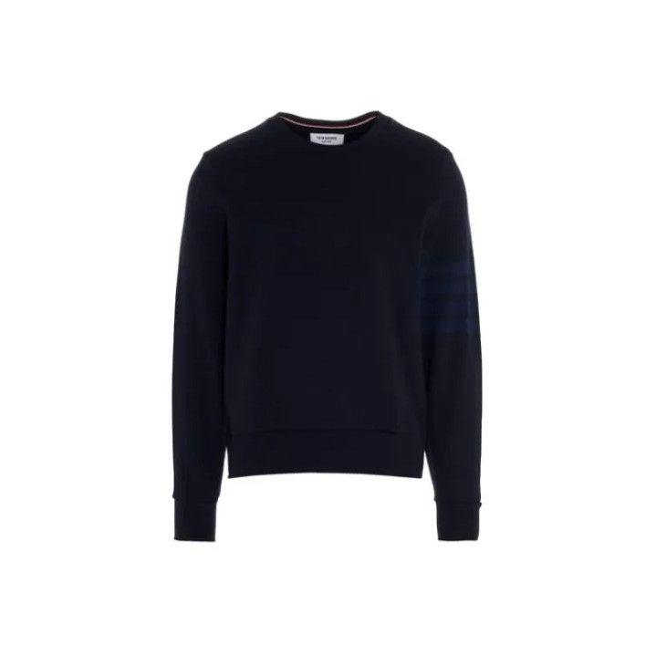 Thom Browne Thom Browne Classic Stripe Navy Sweater Size US M / EU 48-50 / 2 - 1 Thumbnail