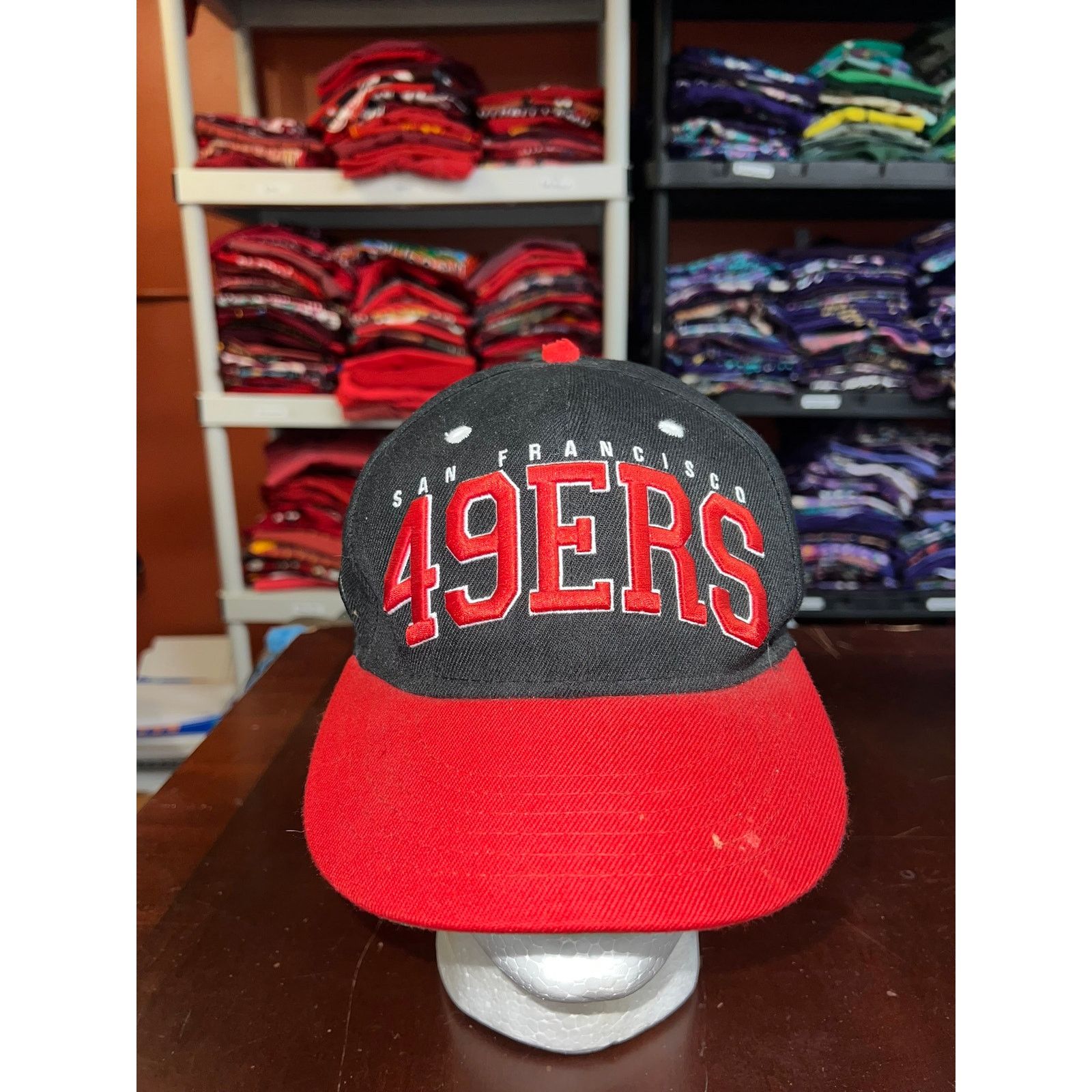 NFL San Francisco 49ers Hat NFL Team Apparel Snapback Stained Size ONE SIZE - 1 Thumbnail