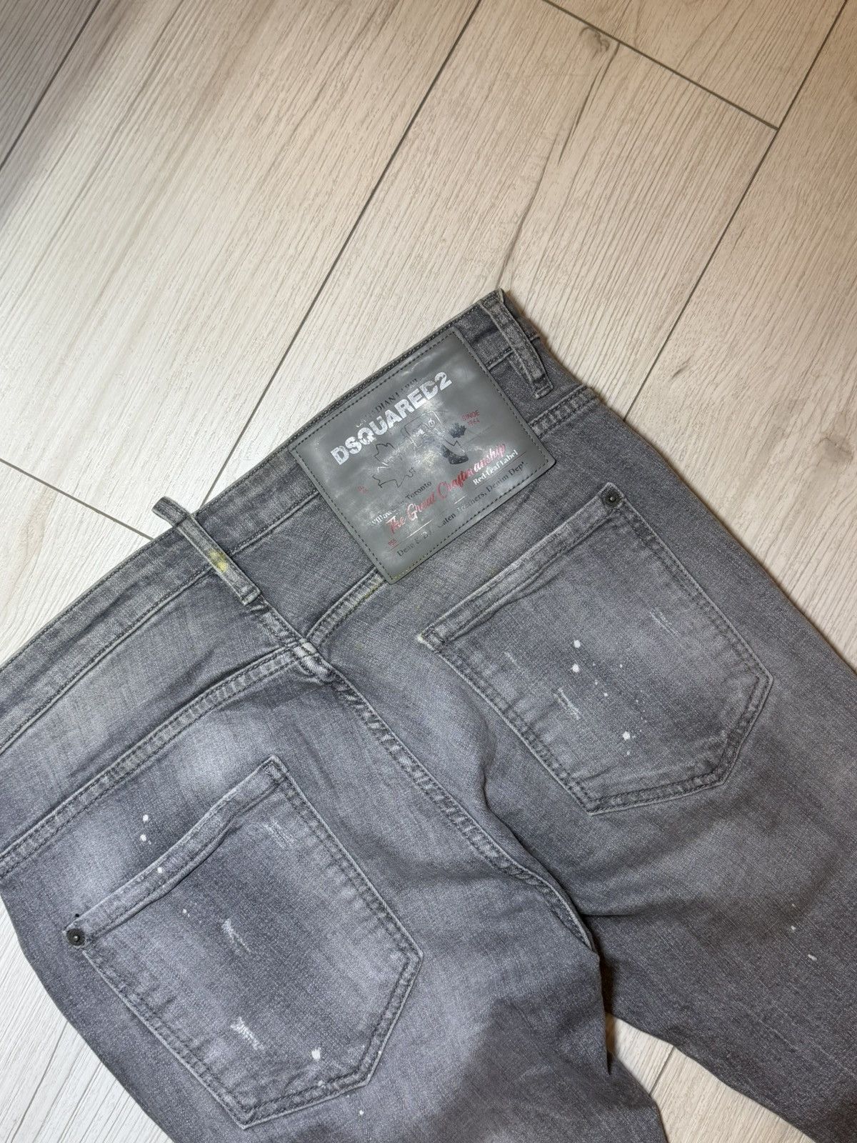 Dsquared2 🔥SLIM FIT DSQUARED2 ITALY JEANS RARE DENIM DRIP Size US 34 / EU 50 - 6 Thumbnail