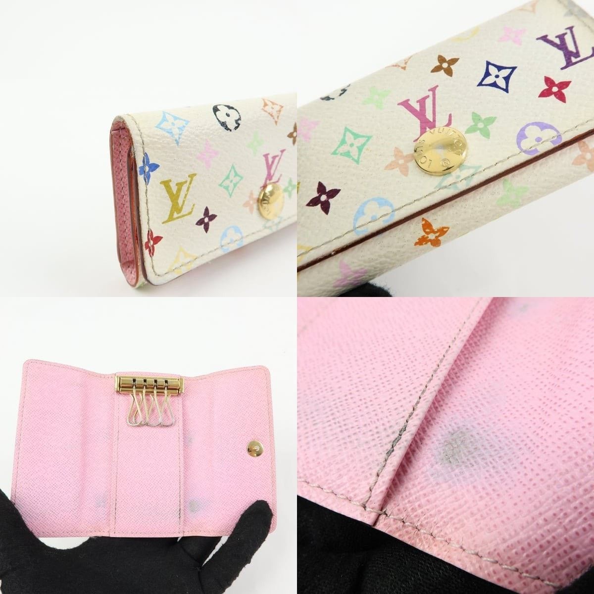 Louis Vuitton Louis Vuitton Monogram Multicles 4 Key Case Coated Canvas Size ONE SIZE - 5 Thumbnail