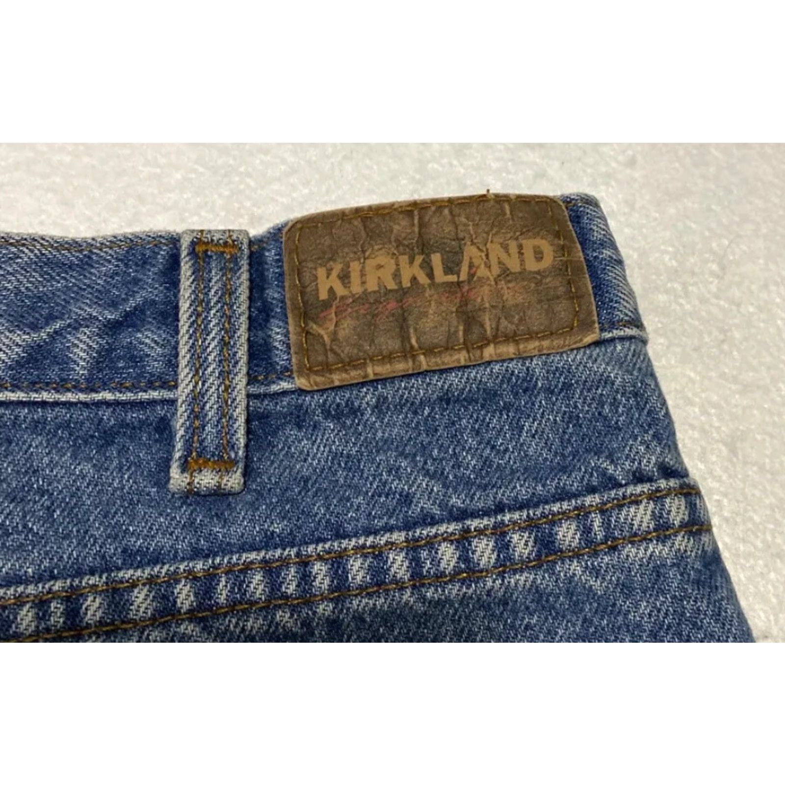 Denime Kirkland Jeans Mens 40x32 Blue Denim Straight Leg Cotton / 28-27 Jeans Size US 40 / EU 56 - 7 Thumbnail