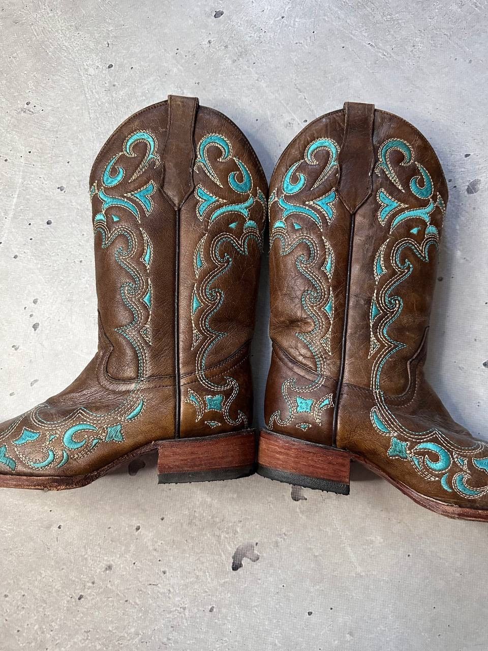 Cowboy Equipment × Vintage Circle G Mexico Cowboy Hi Boots Y2K Size US 7 / IT 37 - 5 Thumbnail