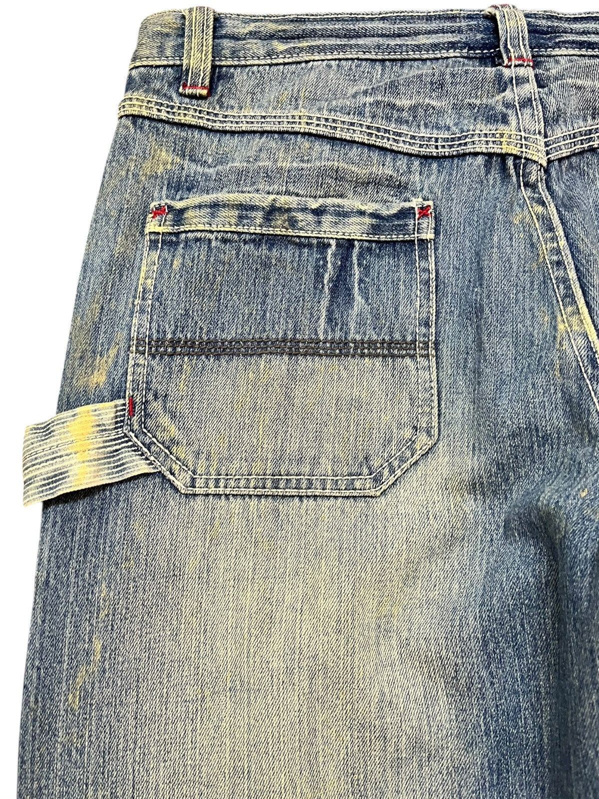 Oldblue Co. Vintage Old Betty’s Baggy Cargo Carpenter Wide Leg Denim Size US 32 / EU 48 - 8 Thumbnail