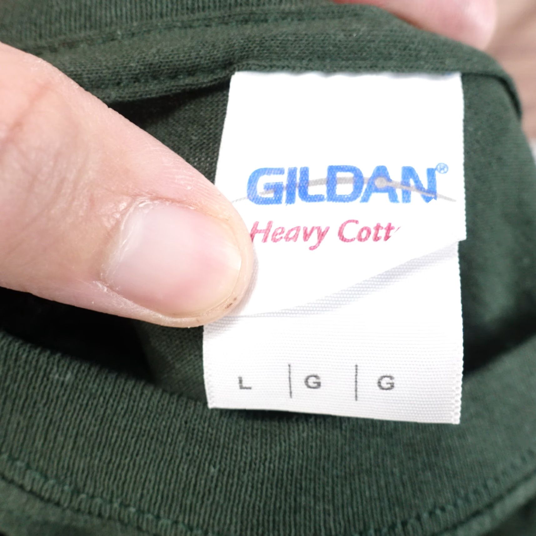 Gildan VINTAGE Unisex Cotton T-Shirt Size Large Green Italy Italy Wine Walk St Louis MO 90s Size US L / EU 52-54 / 3 - 5 Thumbnail