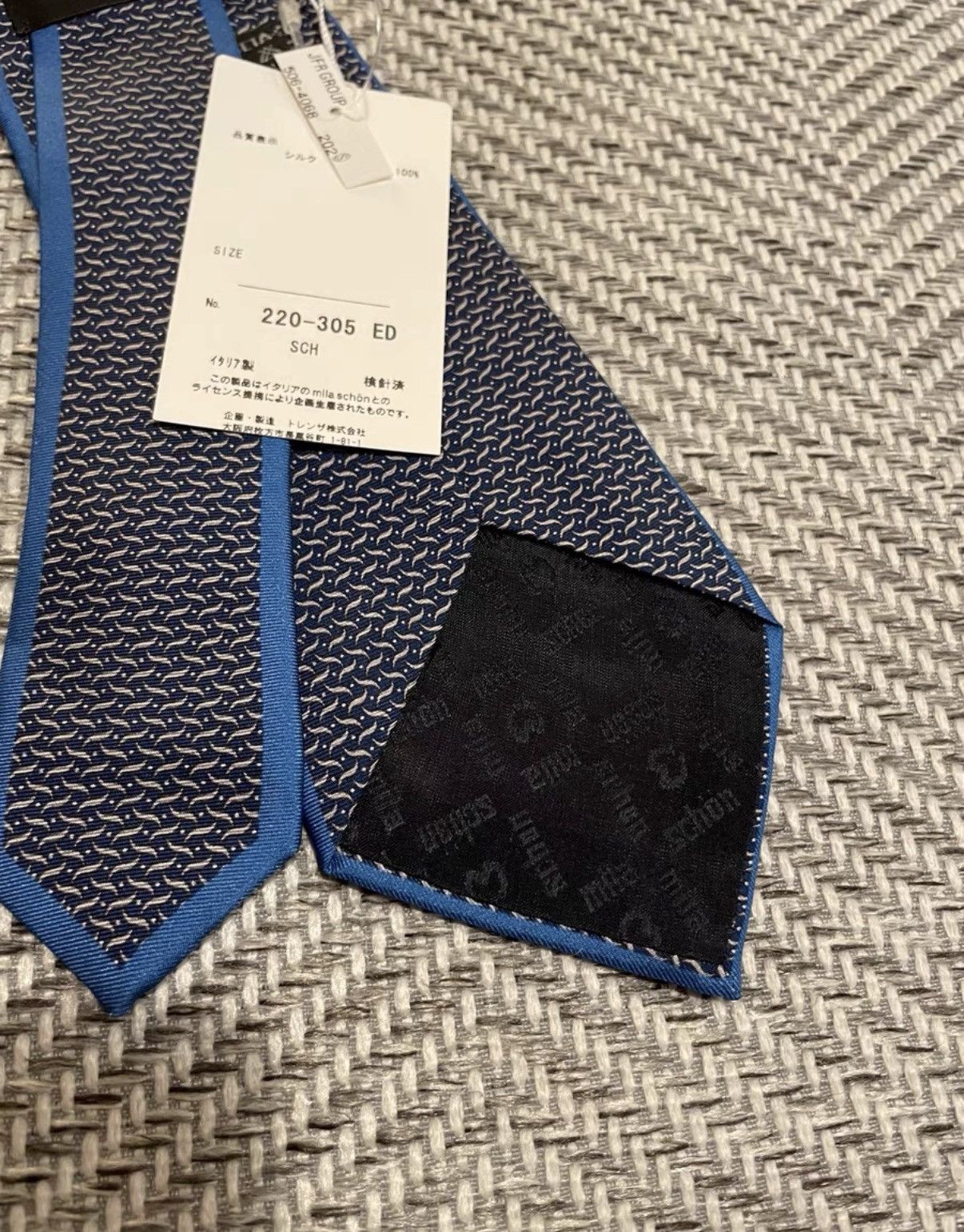 Mila Schon Mila Schon Vintage Pattern Tie K24 Size ONE SIZE - 6 Thumbnail