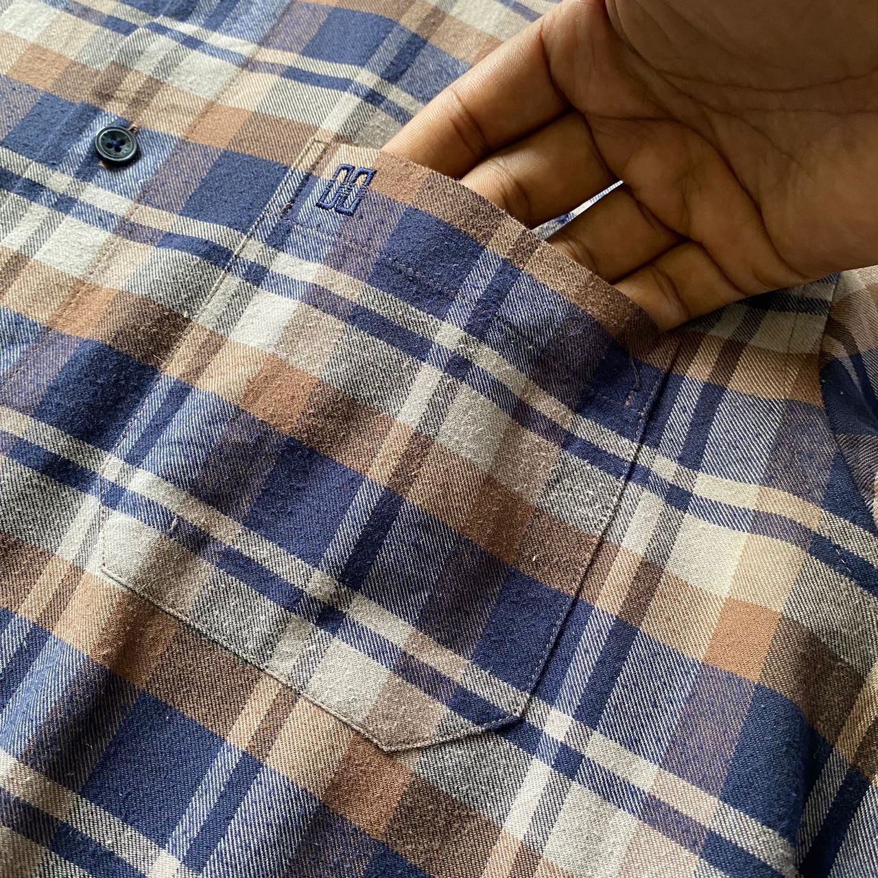 DAKS × Japanese Brand Daks Plaid Button Up Shirt Size US M / EU 48-50 / 2 - 4 Thumbnail