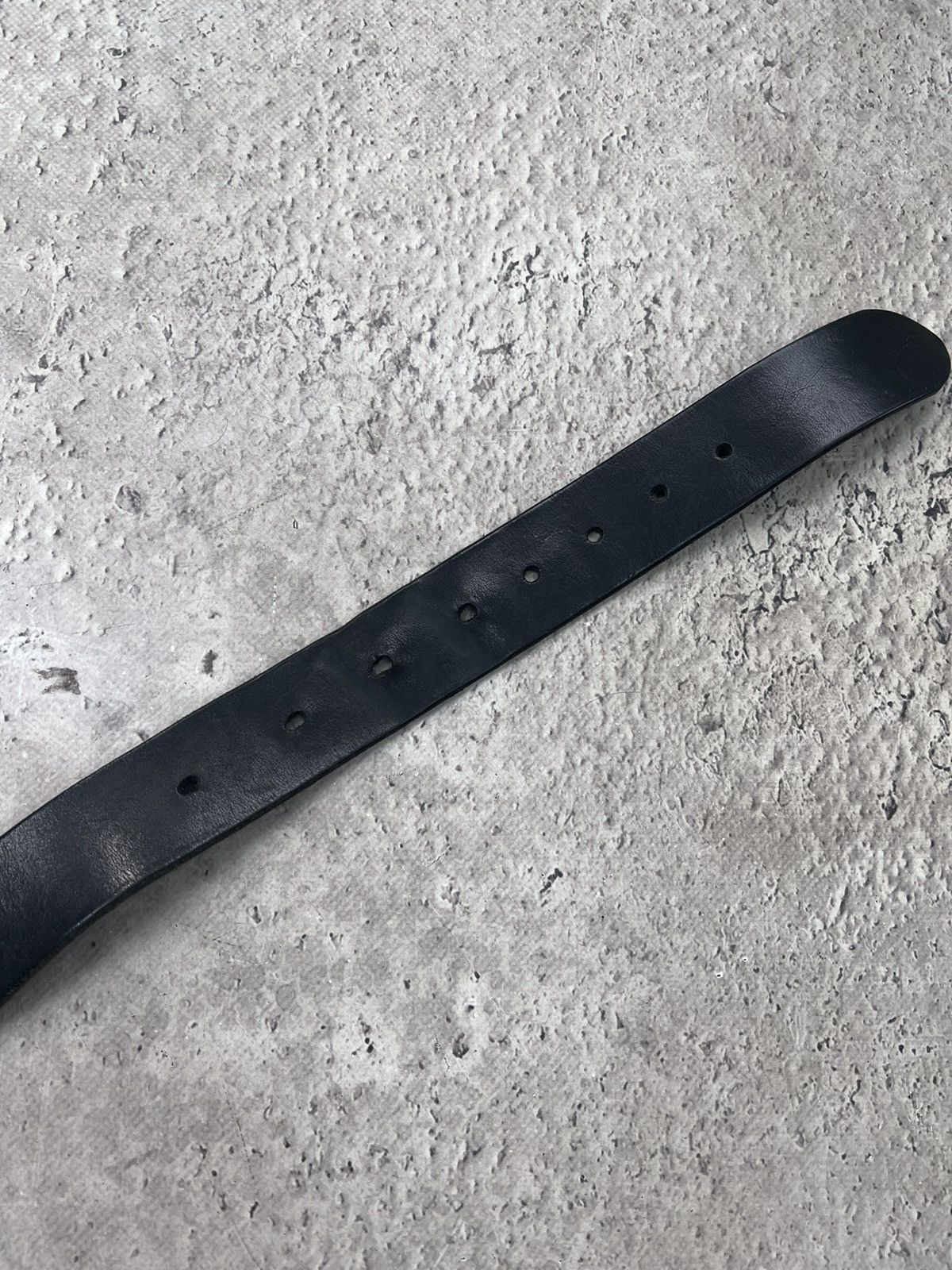 Carhartt × Vintage VINTAGE Y2K METAL LOGO CARHARTT LEATHER BELT Size 34 - 5 Thumbnail