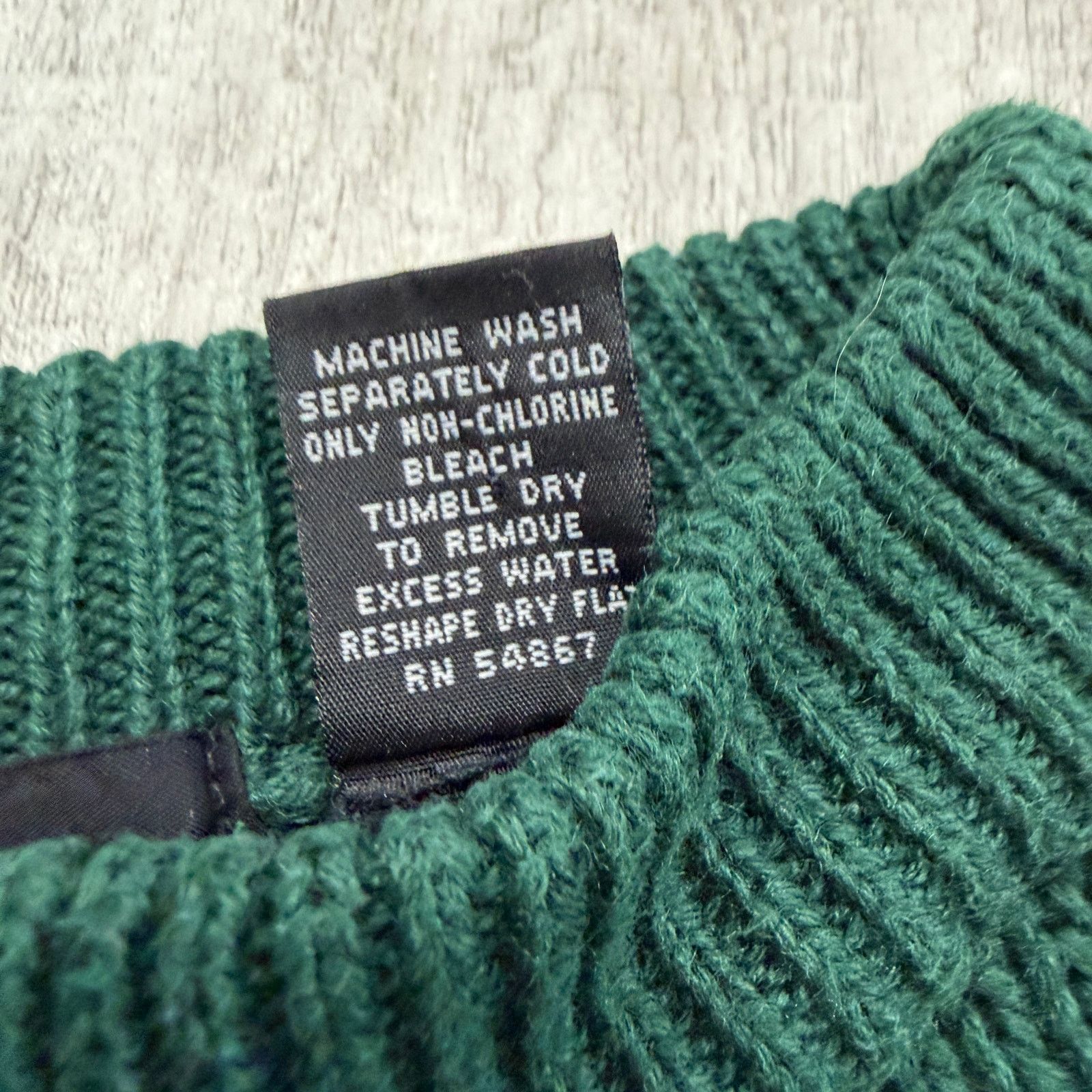 Vintage Vintage Structure Sweater Medium Green Argyle Geometric Size US M / EU 48-50 / 2 - 5 Thumbnail