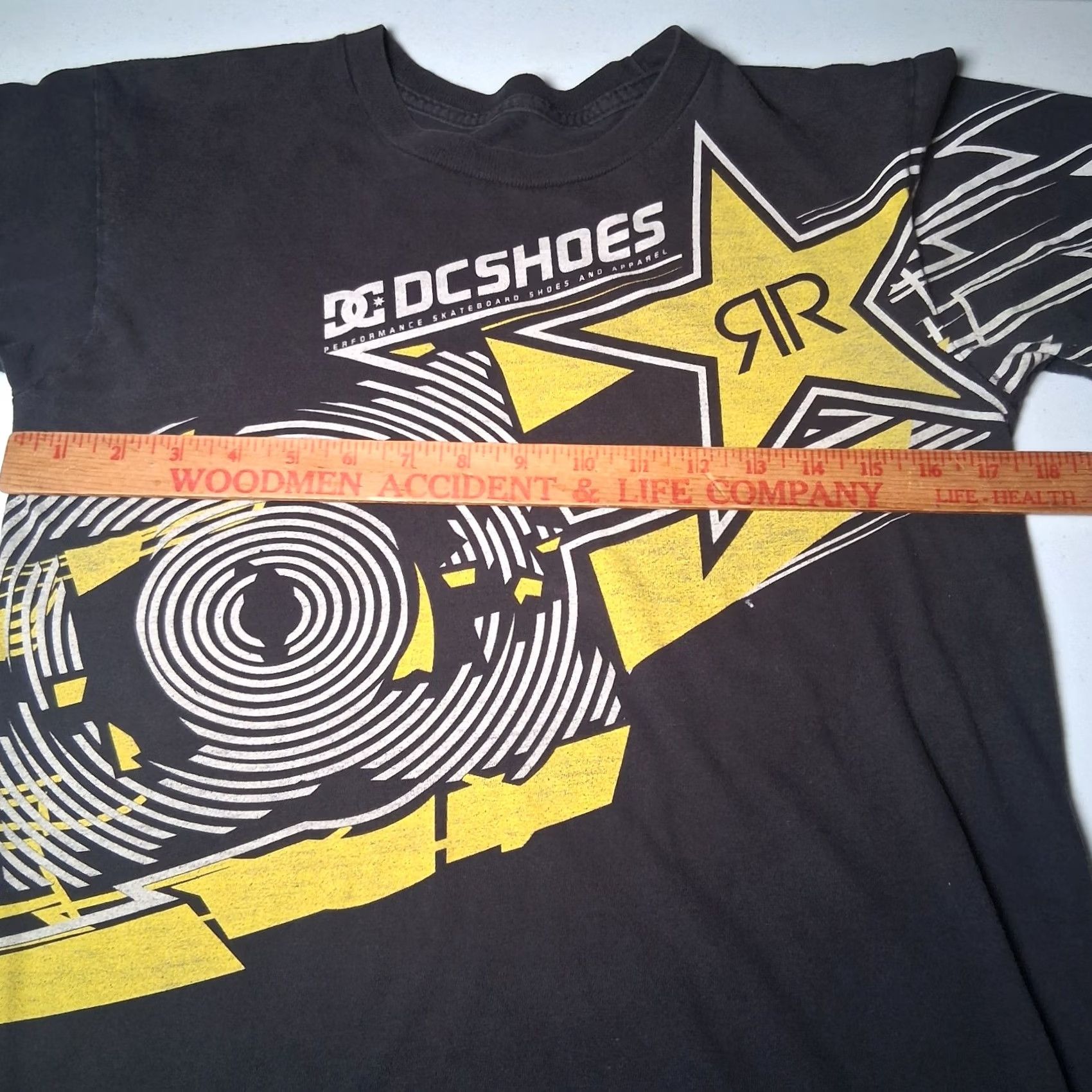 Vintage VINTAGE DC Shoes x Rockstar Energy Drink Shirt Small Black Graphic Distressed Skate Shirt Men S Black Graphic Distressed Skate Size US S / EU 44-46 / 1 - 6 Thumbnail