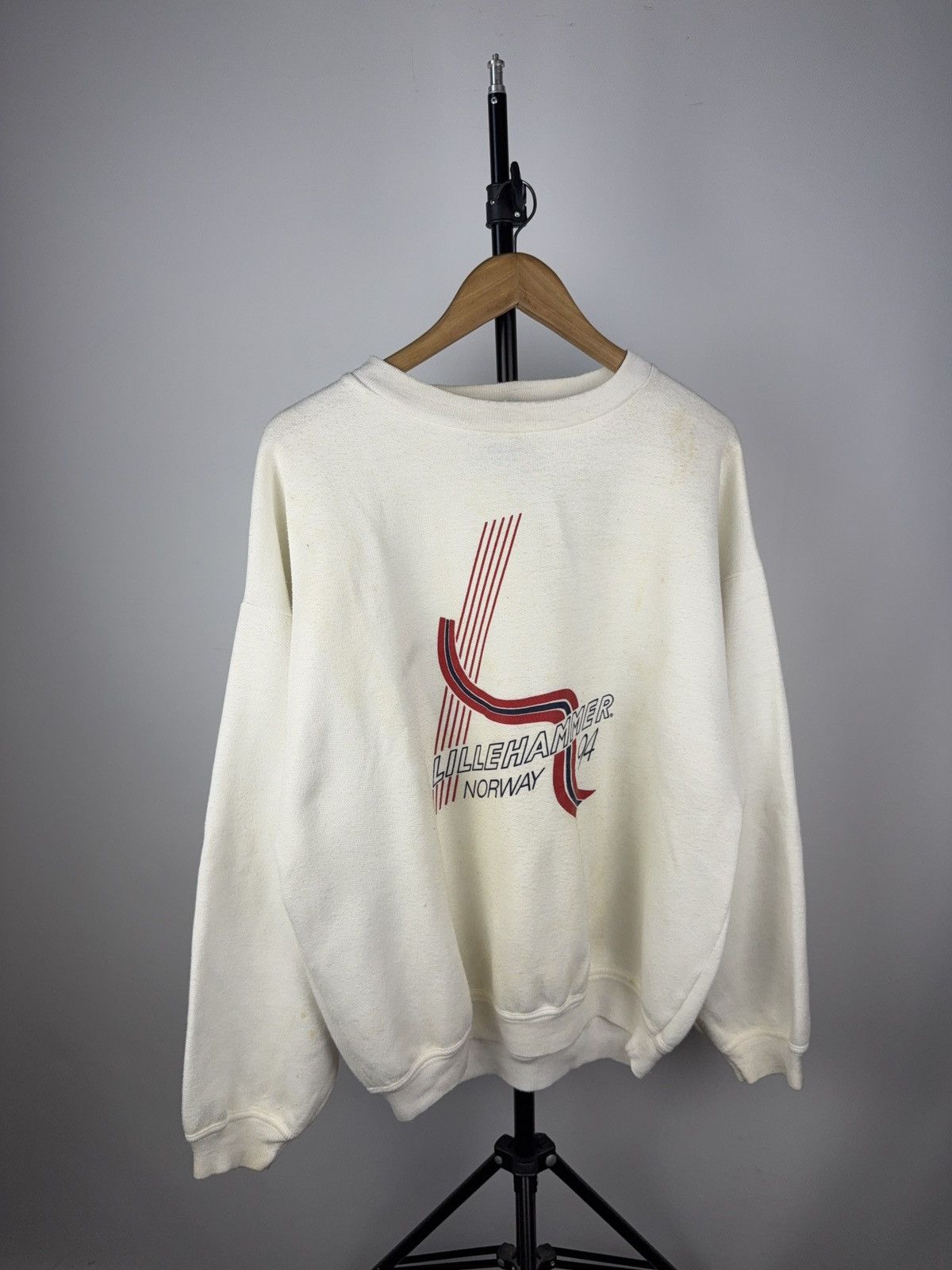 USA Olympics Vintage 90s Lillehammer 94 Sweatshirt Italy L-XL Olympic Size US XL / EU 56 / 4 - 1 Thumbnail