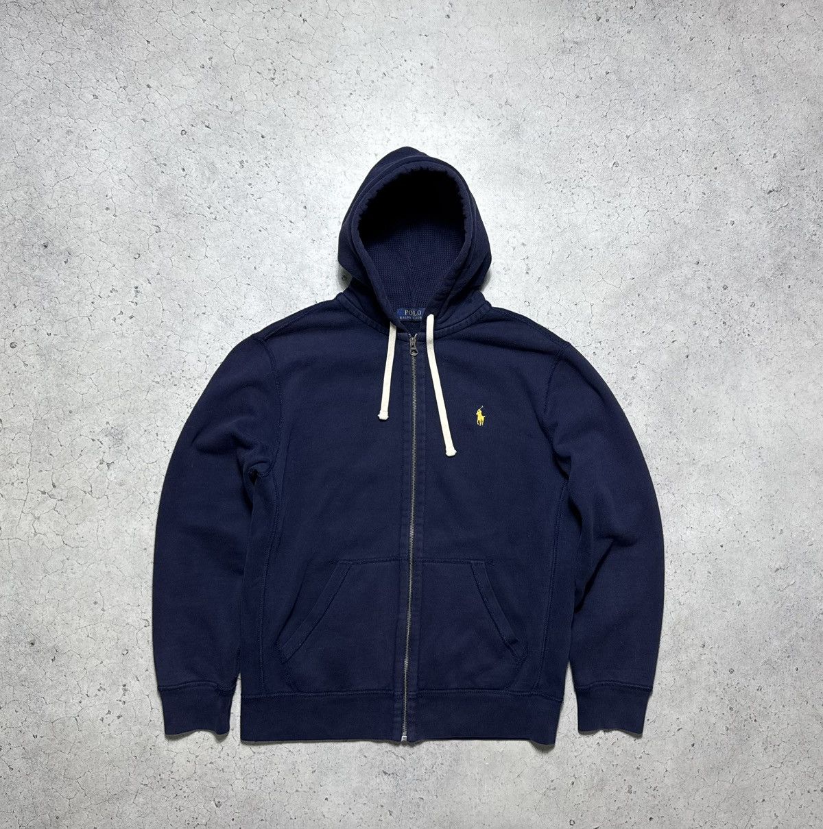 Polo Ralph Lauren Polo Ralph Lauren Navy Full Zip Hoodie Size M PRL Size US M / EU 48-50 / 2 - 2 Thumbnail
