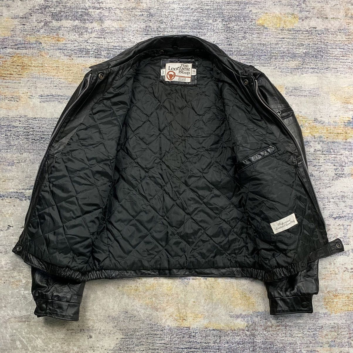 Sears Vintage the leather shop sears bomber leather jacket Size US M / EU 48-50 / 2 - 7 Thumbnail