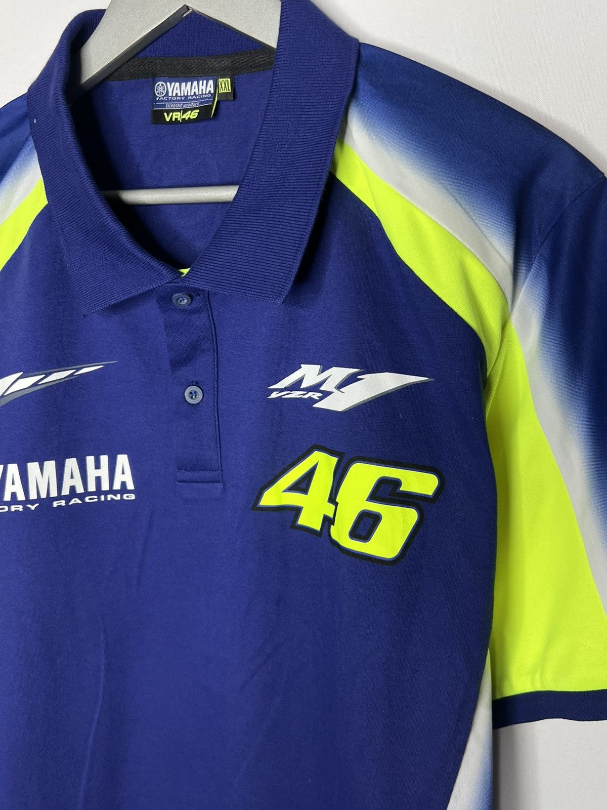 Yamaha Yamaha VR 46 Big Logo Racing Polo Shirt F1 Team Size US XXL / EU 58 / 5 - 3 Thumbnail