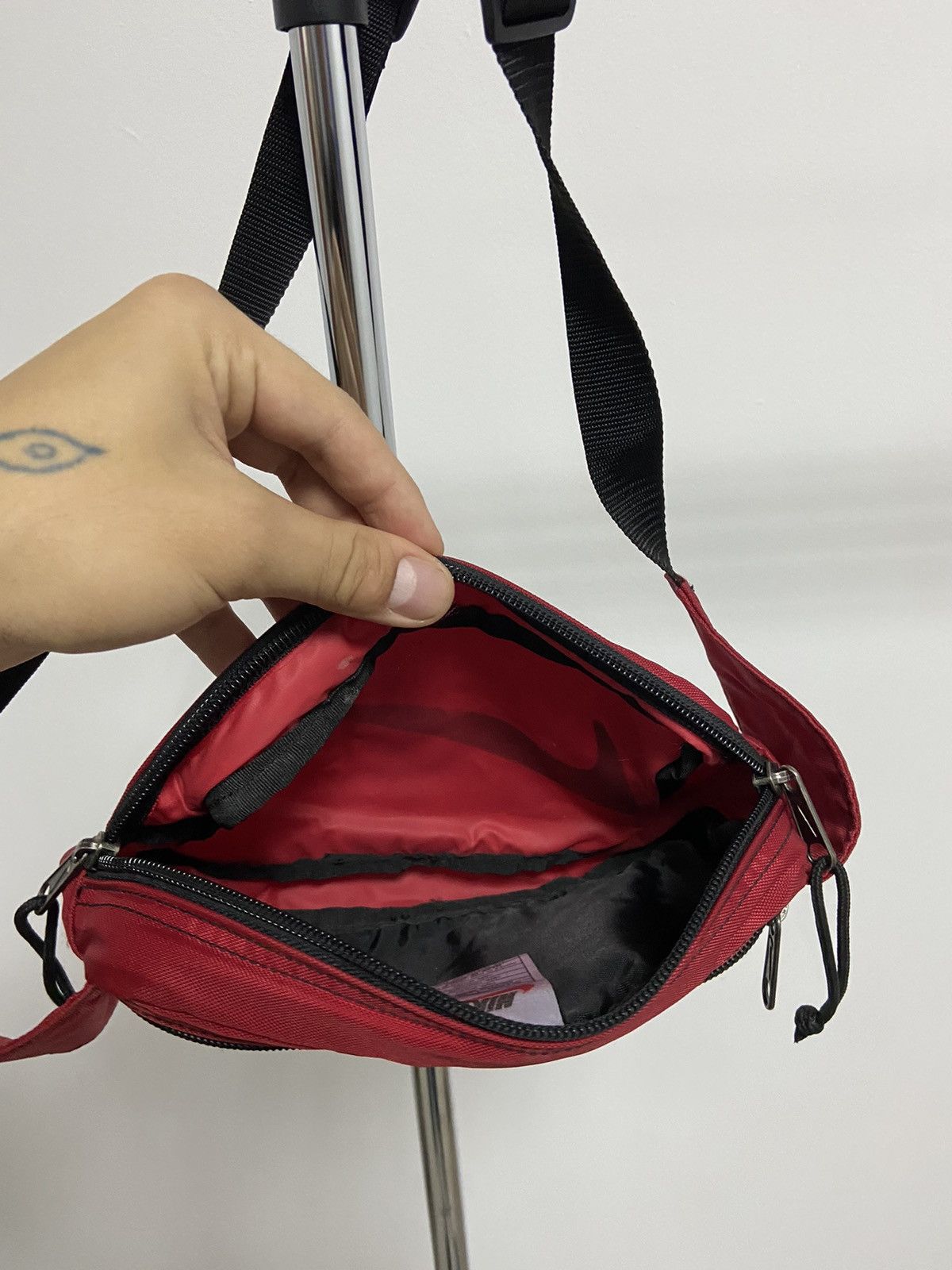Nike × Vintage Nike small bag Vintage Big Swoosh Logo Size ONE SIZE - 5 Thumbnail