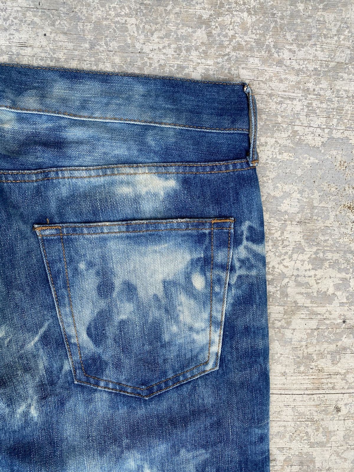 GU Japanese brand GU bleached baggy pants Size US 33 - 7 Thumbnail