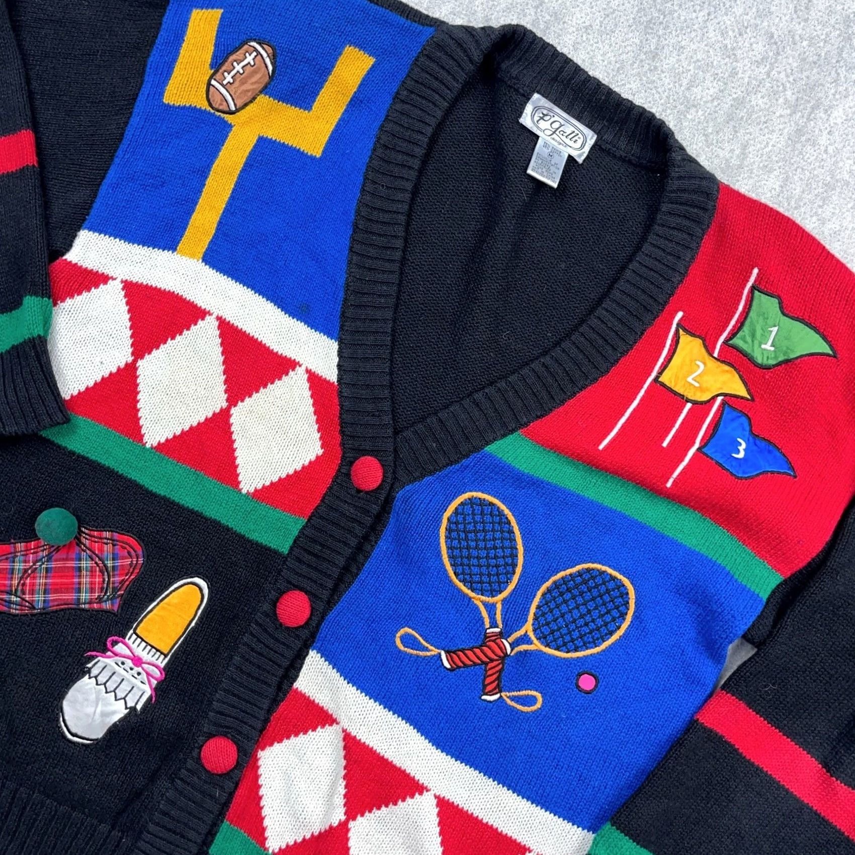 Vintage VINTAGE P Galli Sweater Womens M Cardigan Vest Women Sports Cheerleader Golf Size M / US 6-8 / IT 42-44 - 2 Thumbnail