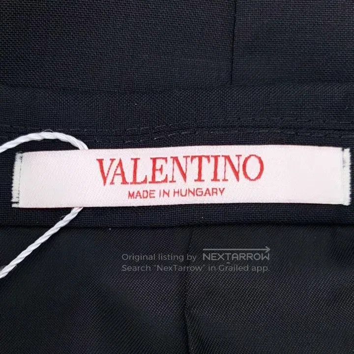 Valentino Valentino Black lapel long-sleeved blazer Size 46S - 5 Thumbnail