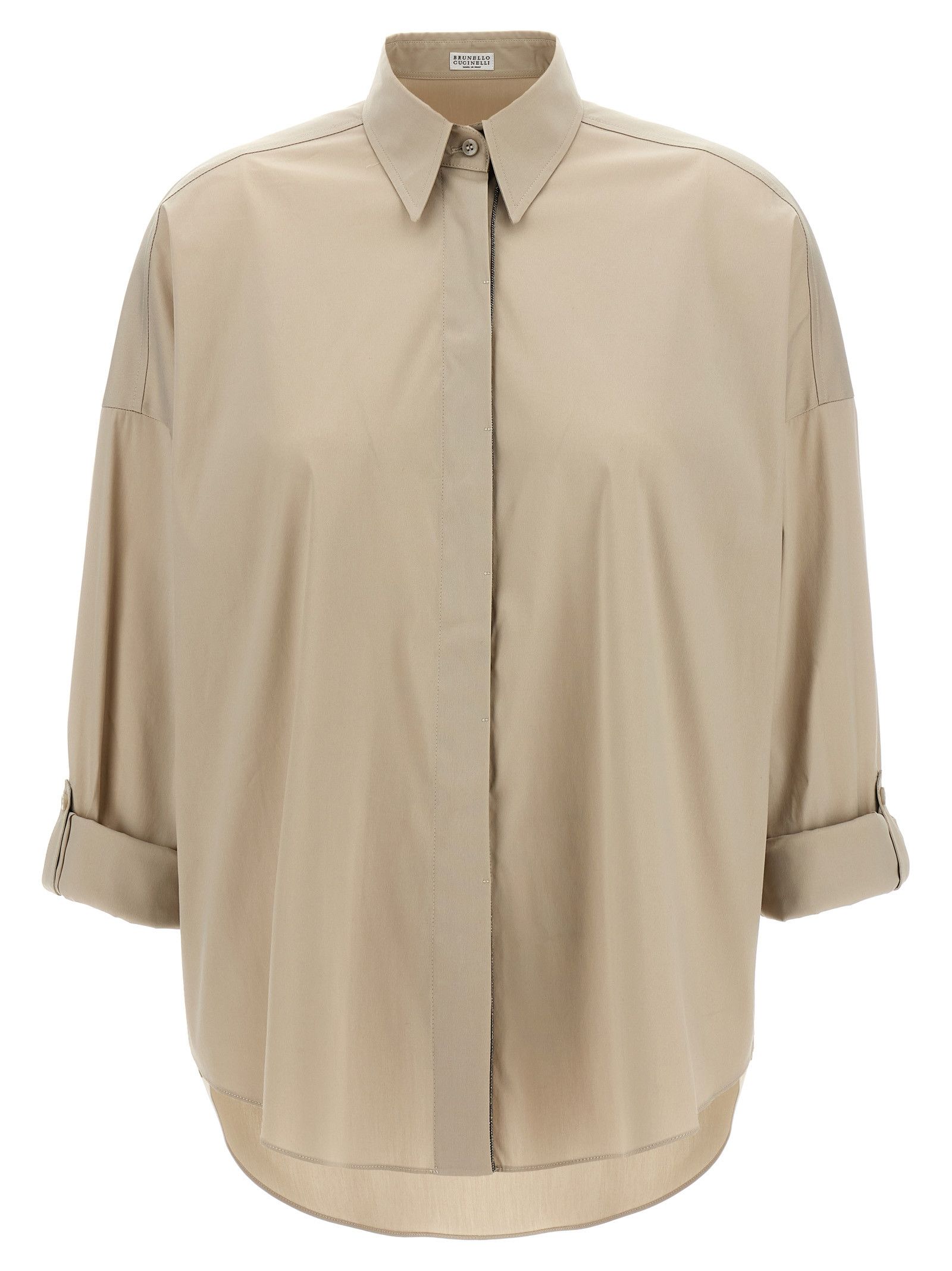 Brunello Cucinelli Monile Poplin Shirt Size XL / US 12-14 / IT 48-50 - 1 Thumbnail