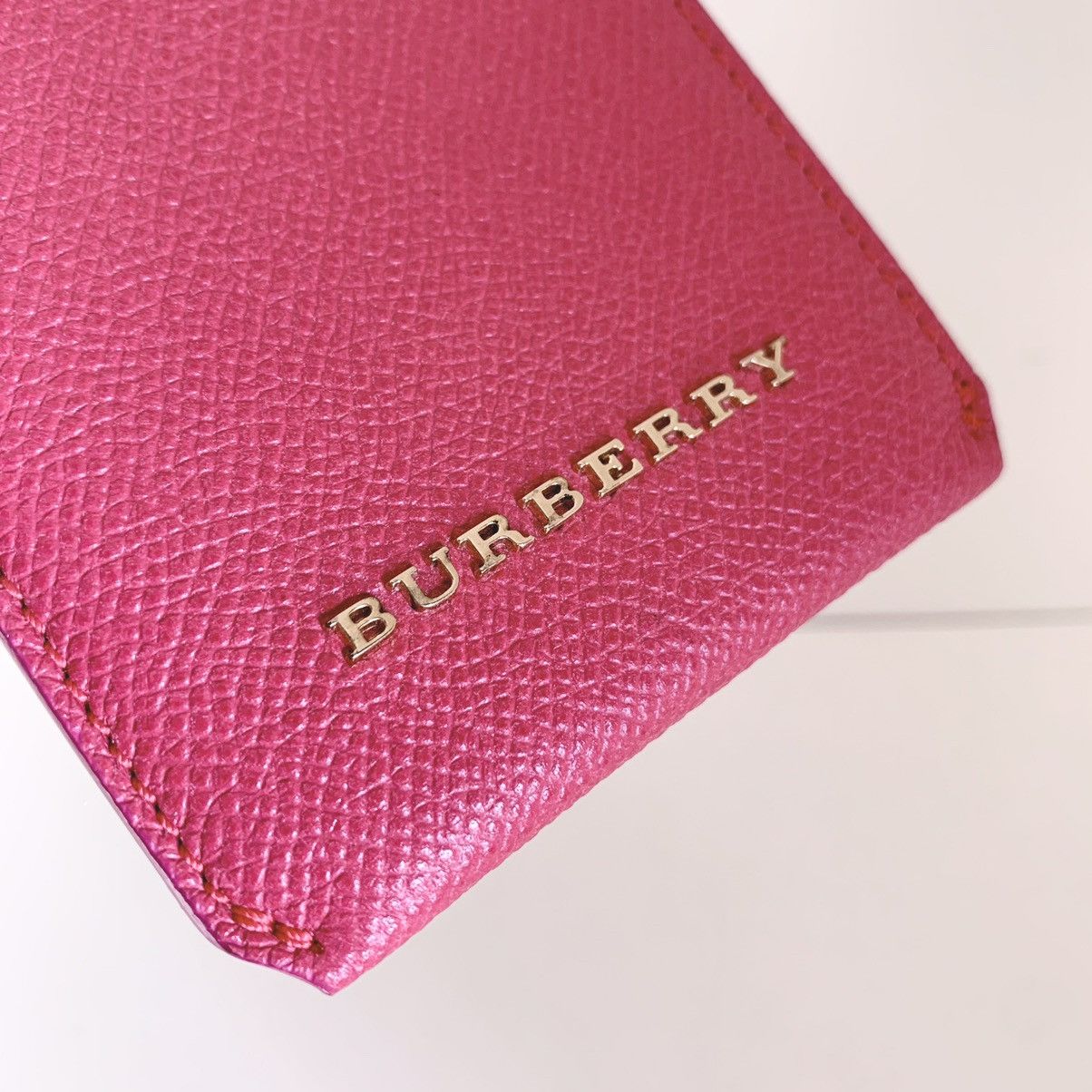 Burberry Burberry pink leather pouch with card slot Size ONE SIZE - 12 Thumbnail