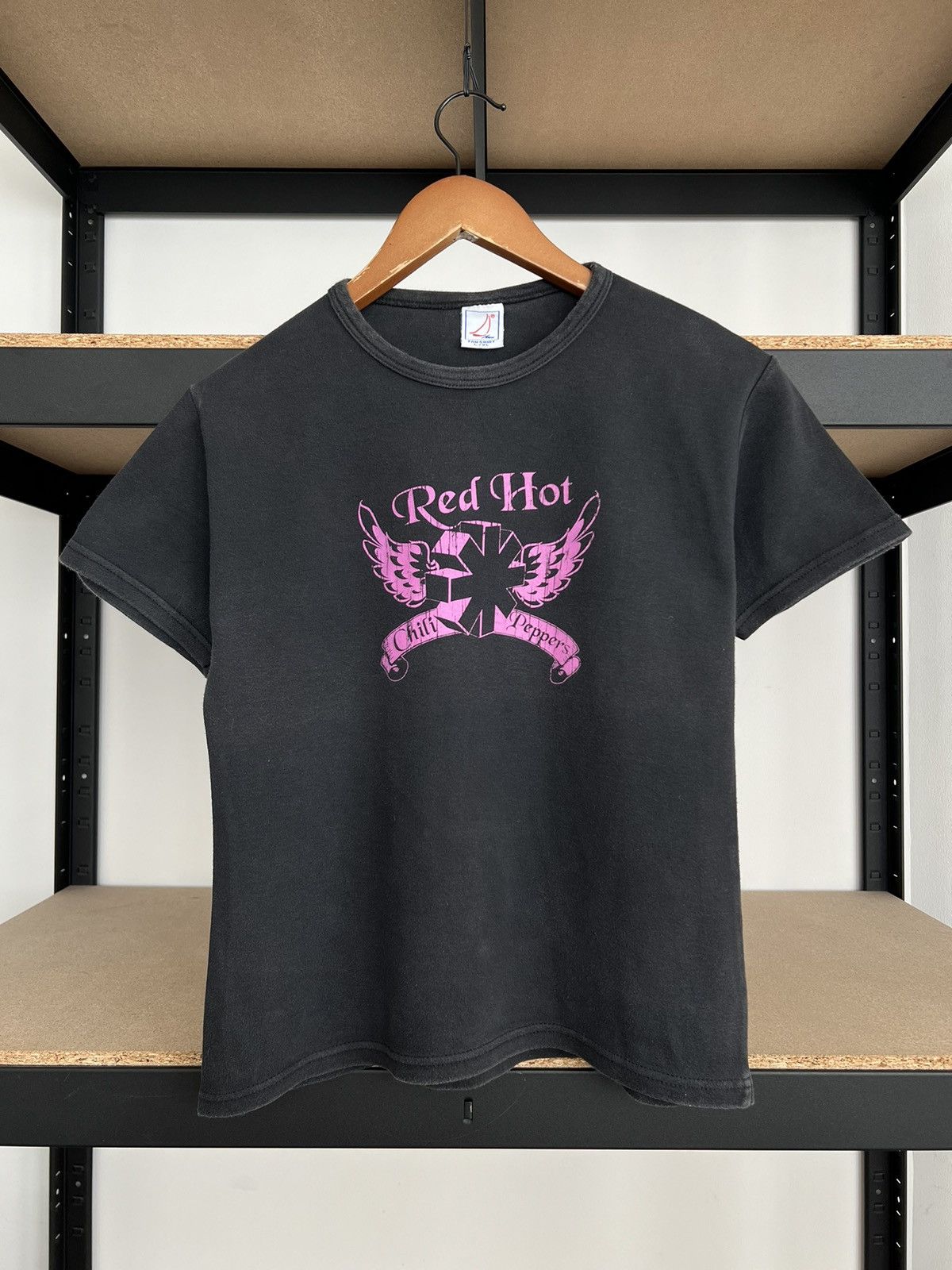 Band Tees Vintage 2000s Red Hot Chili Peppers Womens Black T-shirt Size L / US 10 / IT 46 - 3 Thumbnail