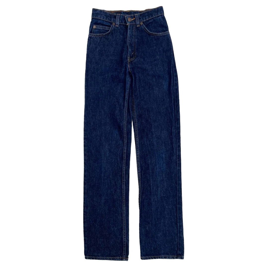 Levi's × Vintage Levi’s 1980 80s 614 Vintage USA Made Straight Denim Jeans Size 24" / US 00 / IT 34 - 2 Thumbnail
