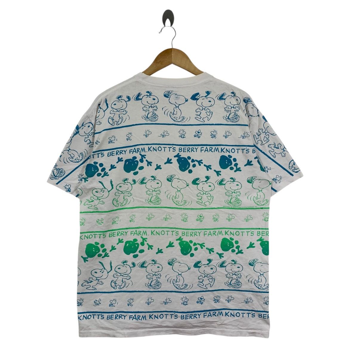Vintage Vintage 90s SNOOPY PEANUTS Usa Overprint Knott’s BerryTshirt Size US XL / EU 56 / 4 - 2 Thumbnail