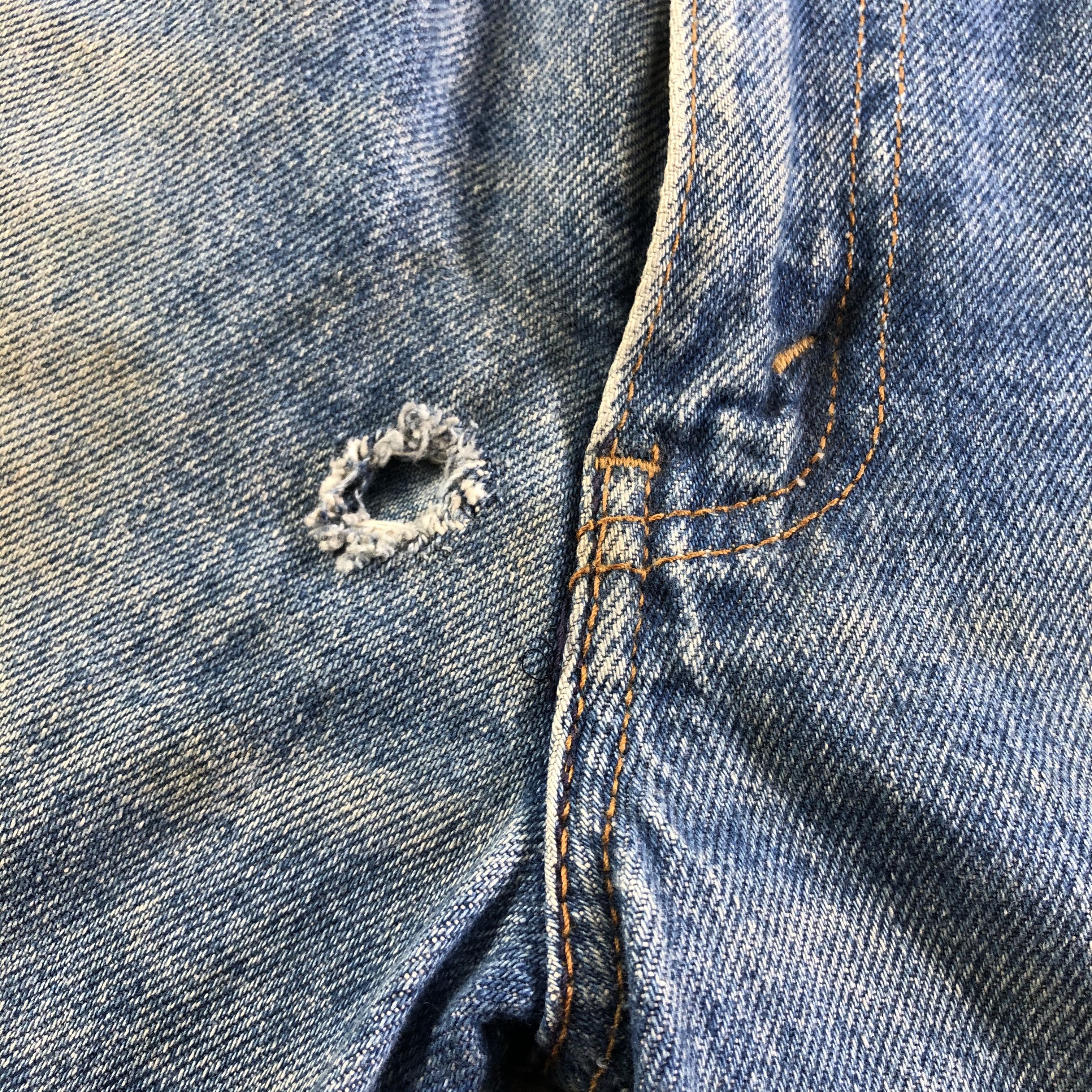 Levi's Vintage 90s Levis Jeans 606 Dirty Wash Denim KJ2481 Size US 28 / EU 44 - 6 Thumbnail