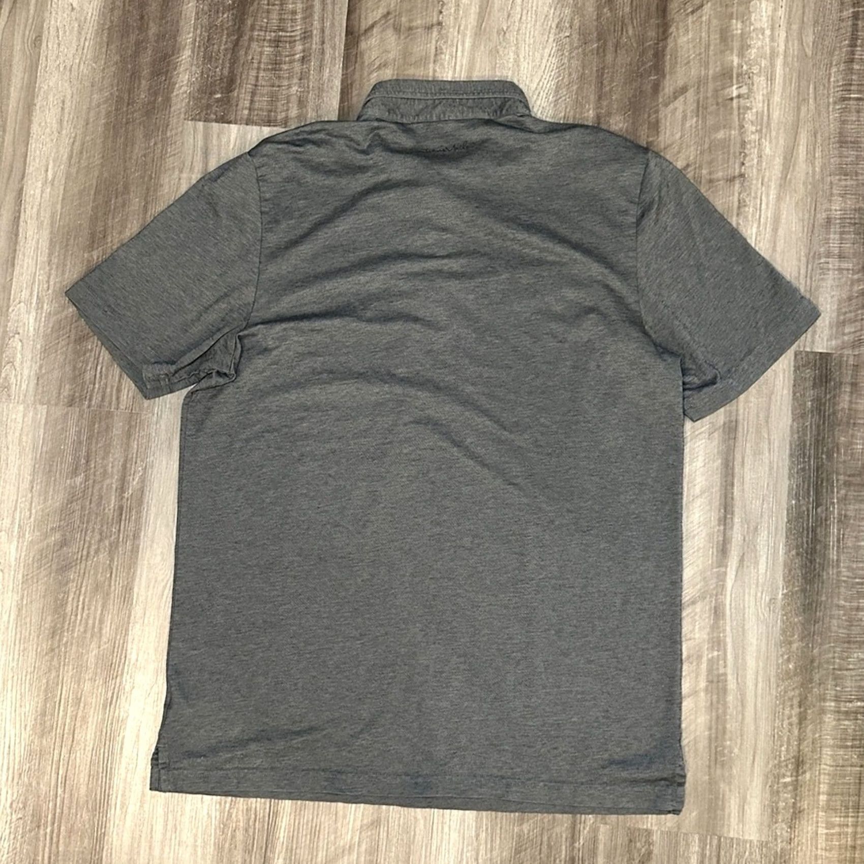 TravisMathew Travis Mathew Beach Buzz Striped Golf Polo XL Mens Gray Charcoal Size US XL / EU 56 / 4 - 3 Thumbnail